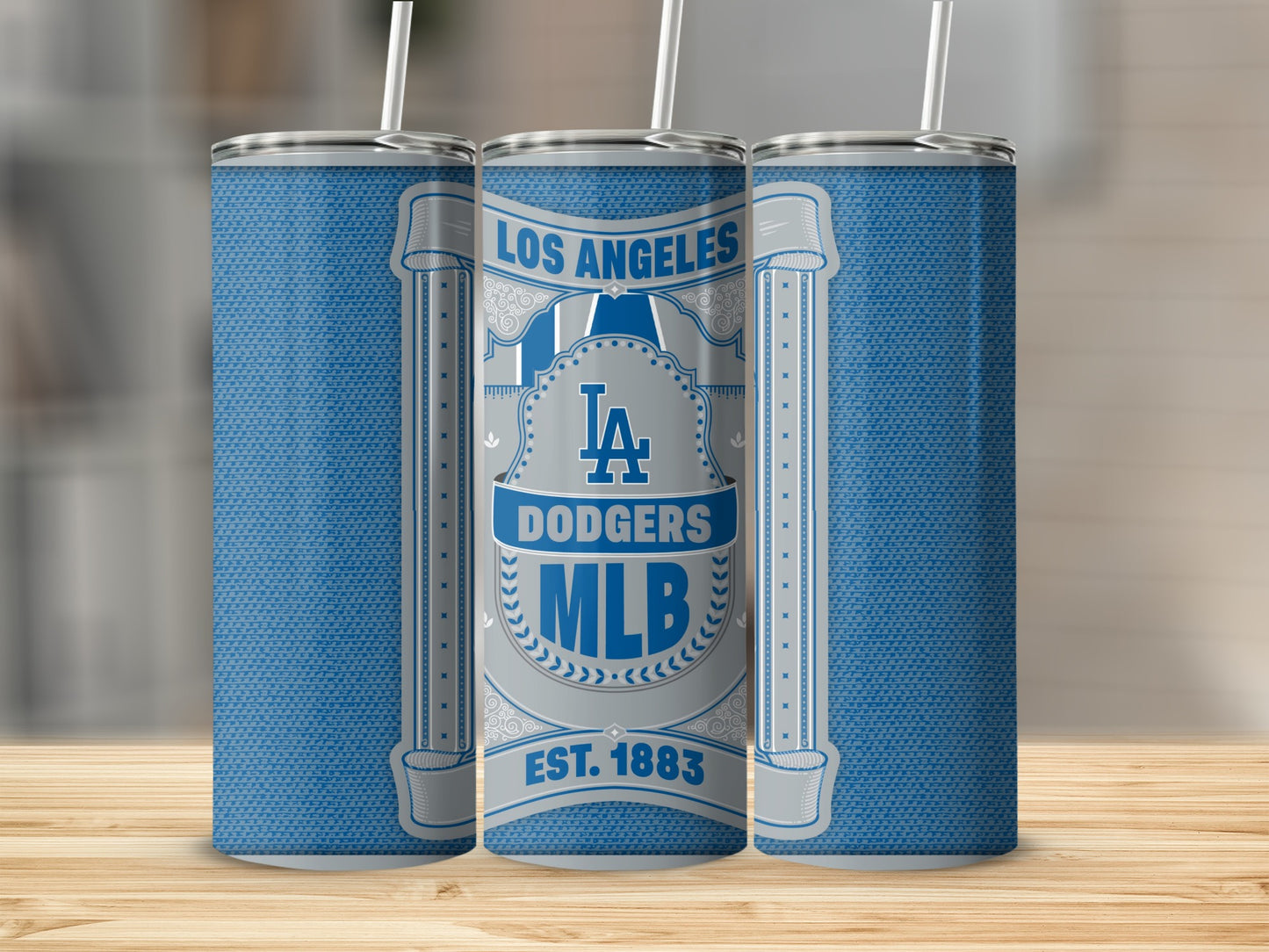 Los Angeles Dodgers Est 1883 MLB Design Tumbler