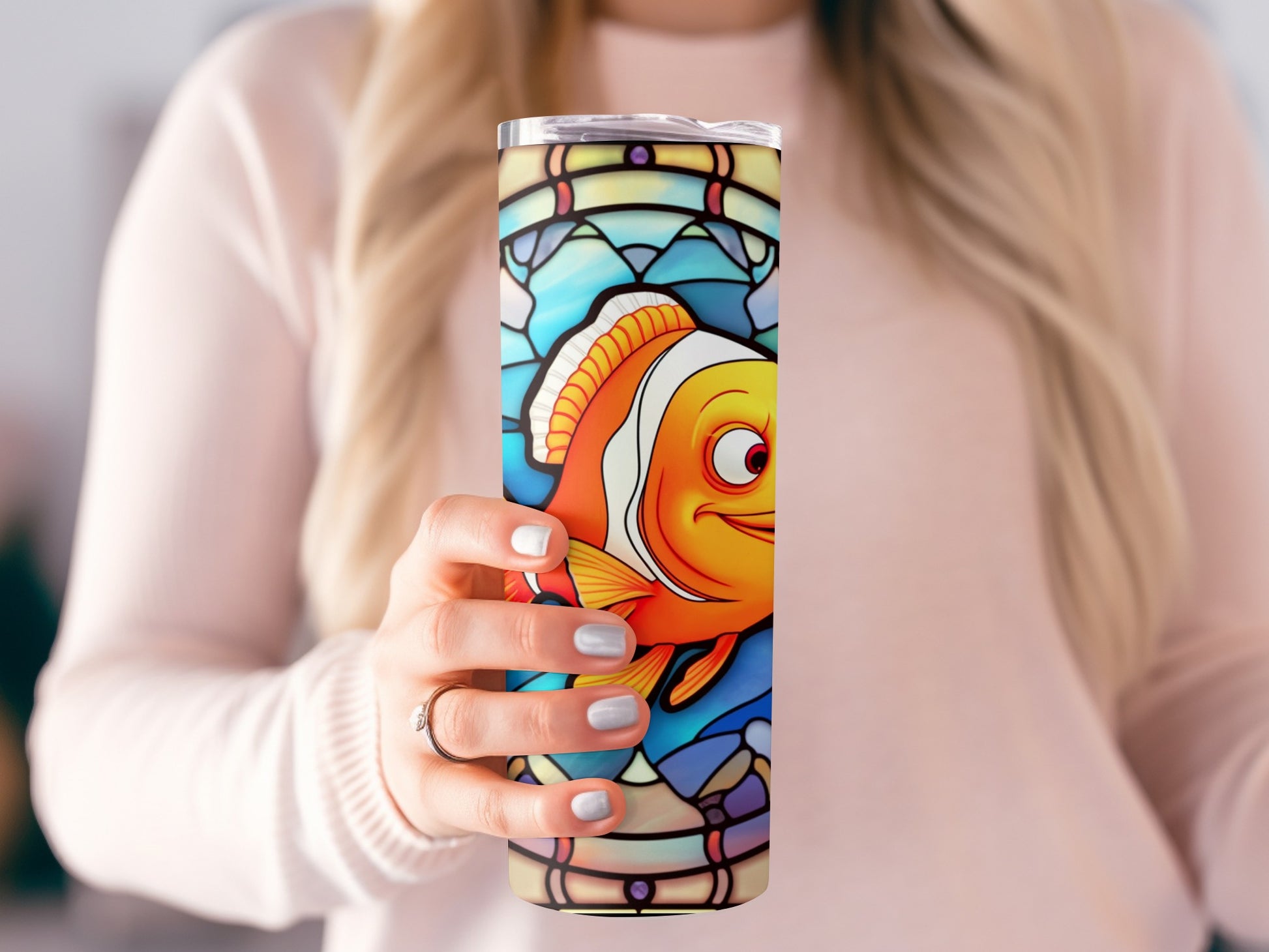 Colorful Fish Design Insulated Tumbler Cup Product