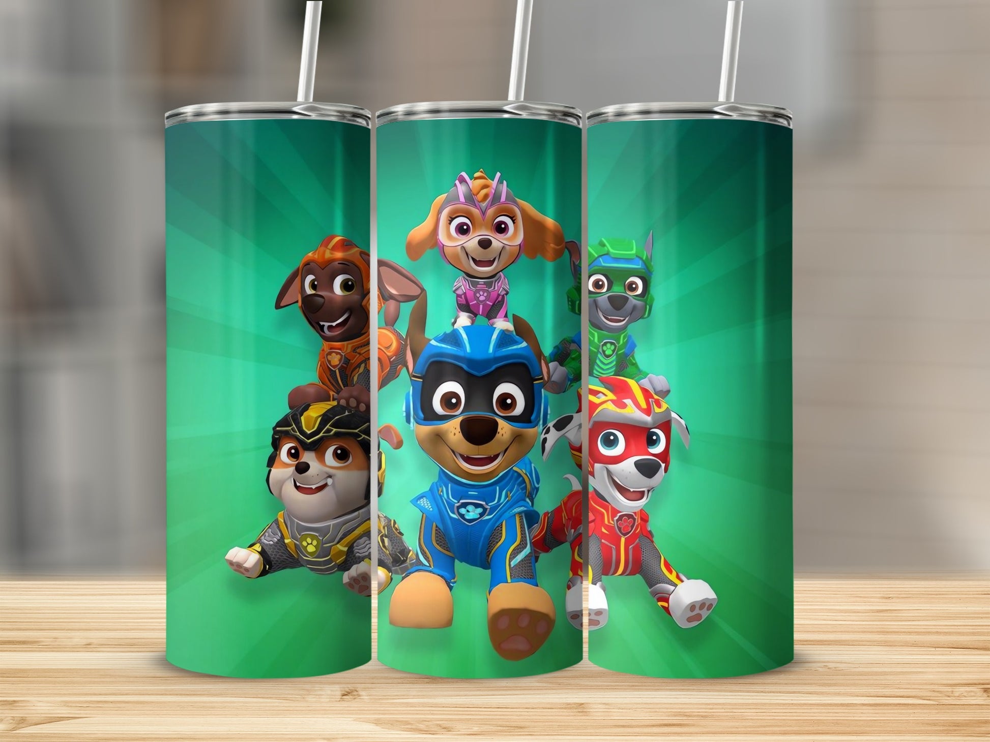 Colorful Heroic Hound Characters Design Tumbler