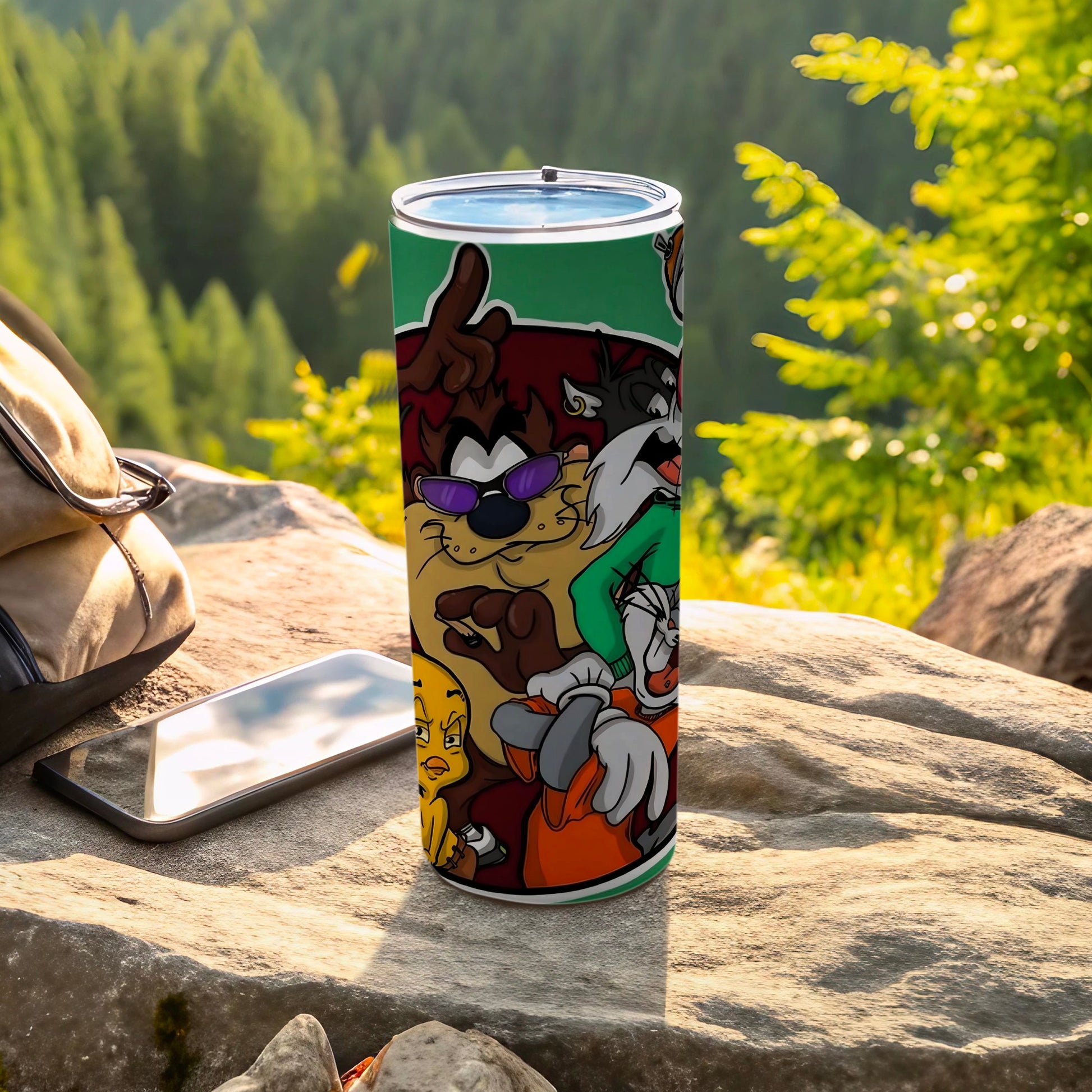 Colorful Cartoon Characters Insulated Tumbler Cup
