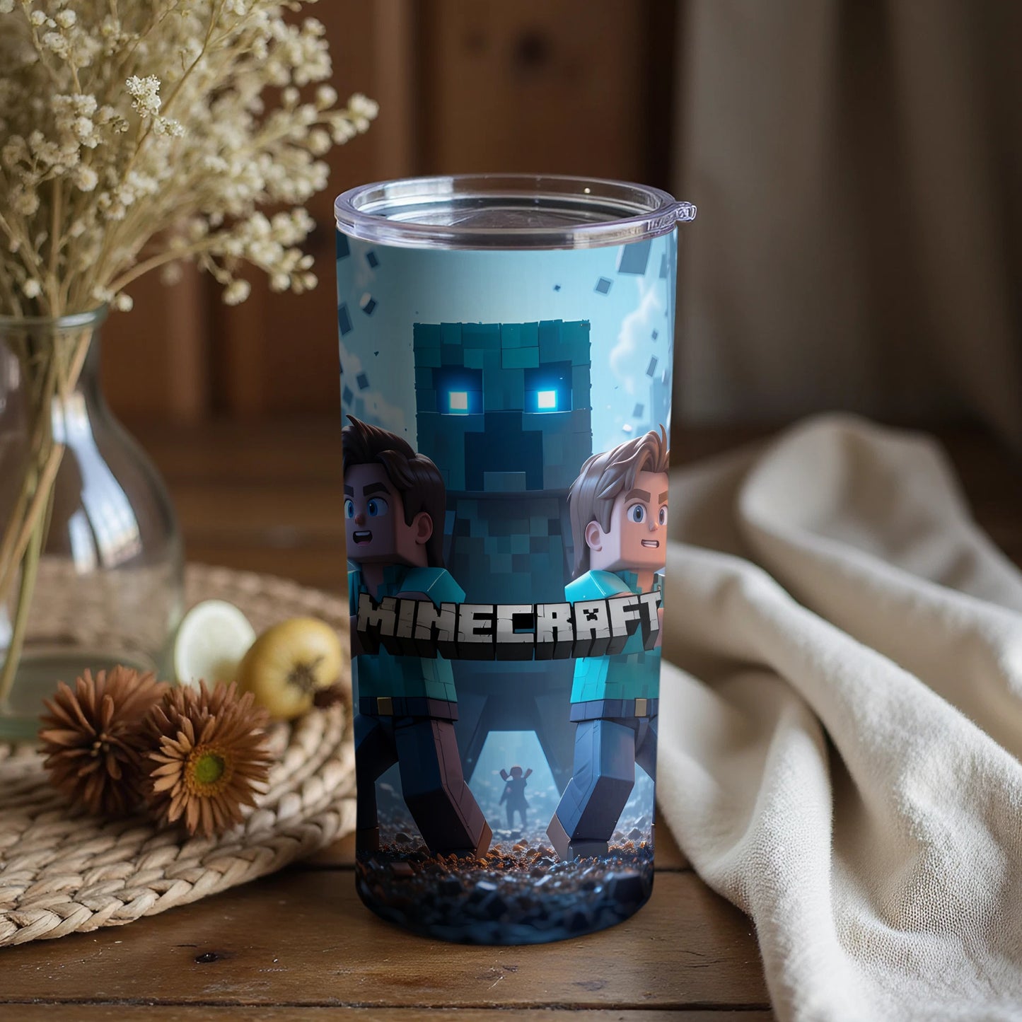 Minecraft Adventure Design Tumbler Perfect Gift Item