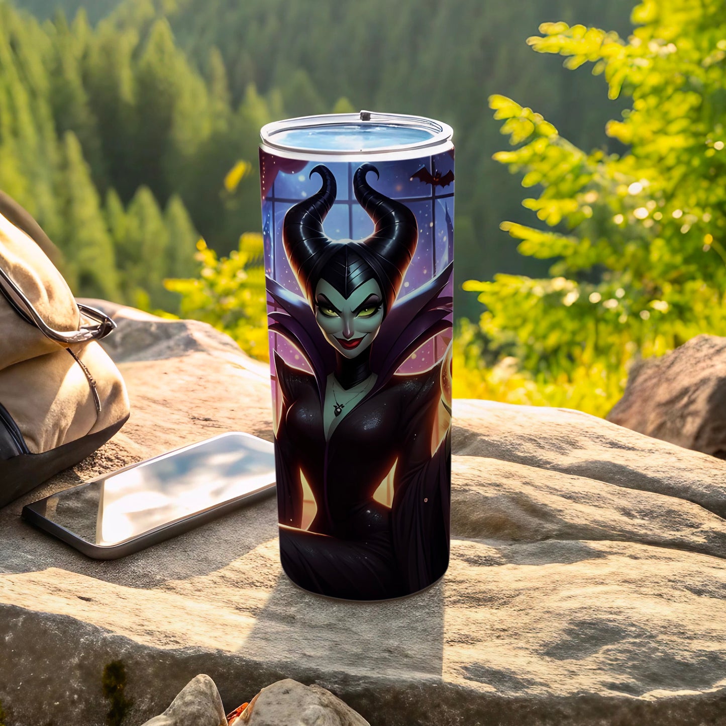 Maleficent Themed Stainless Steel Tumbler Cup