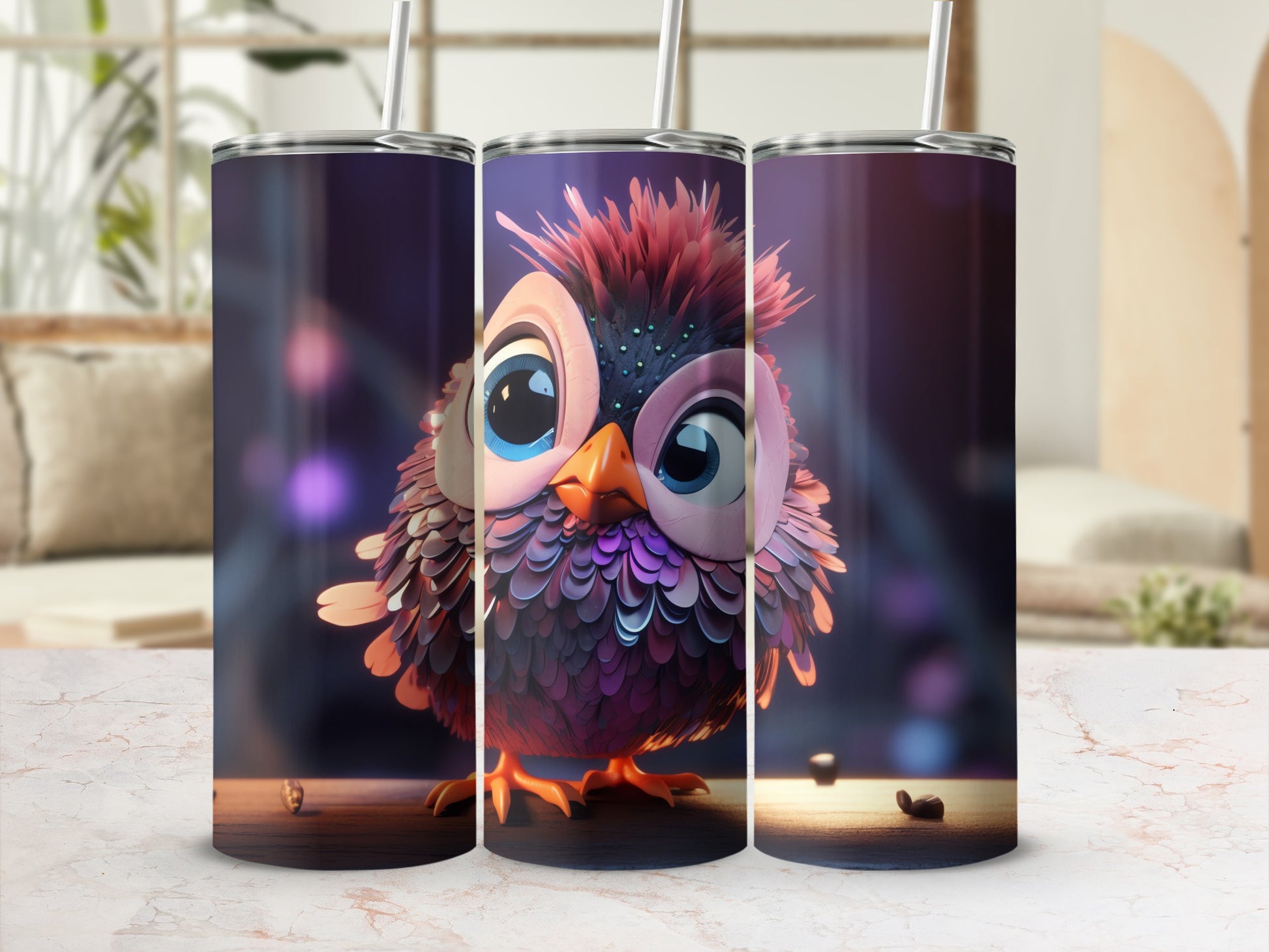 Whimsical Feathered Bird Character Tumbler product type

Tumbler
Bird
Cute
Cartoon
Whimsical
Purple
Pink
Fantasy creature
Big eyes
Adorable
Drinkware
Beverage holder
Kids design
Gift idea
Unique art
Animal illustration
Colorful
Owl character
Feathered design
Insulated cup