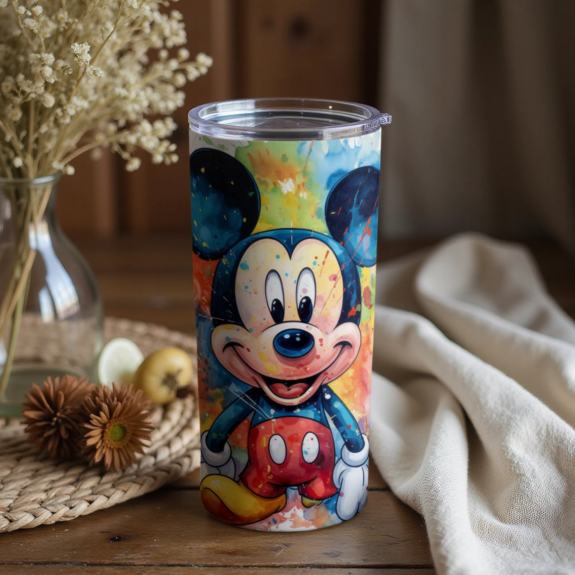 Colorful Mickey Mouse Themed Tumbler Product