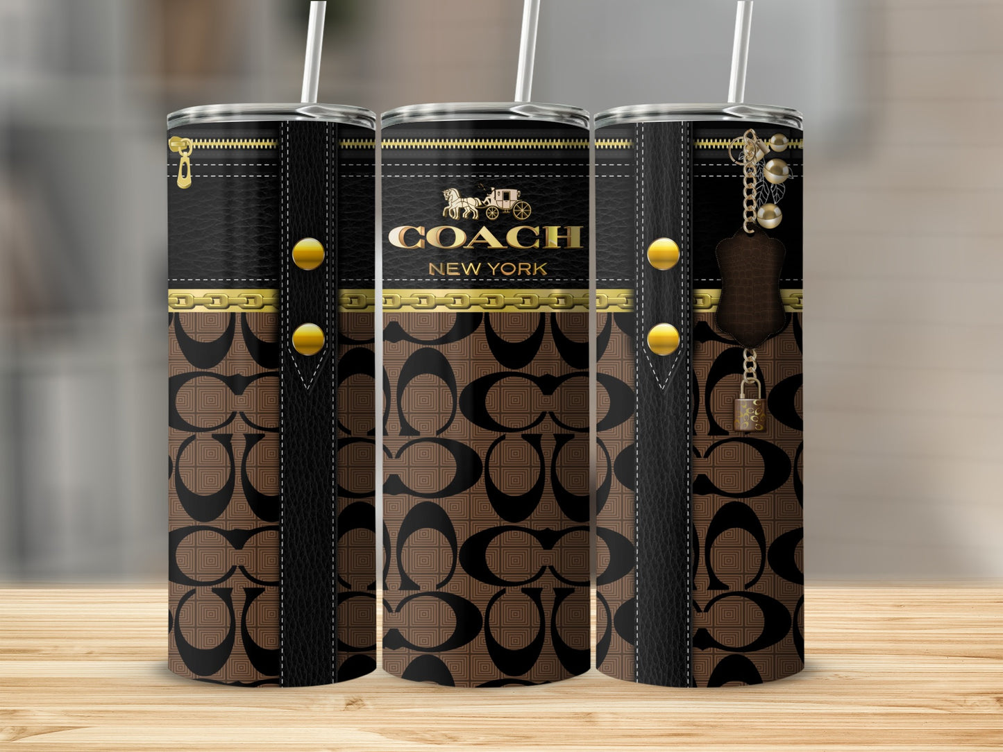 Coach New York Stylish Designer Tumbler Flask