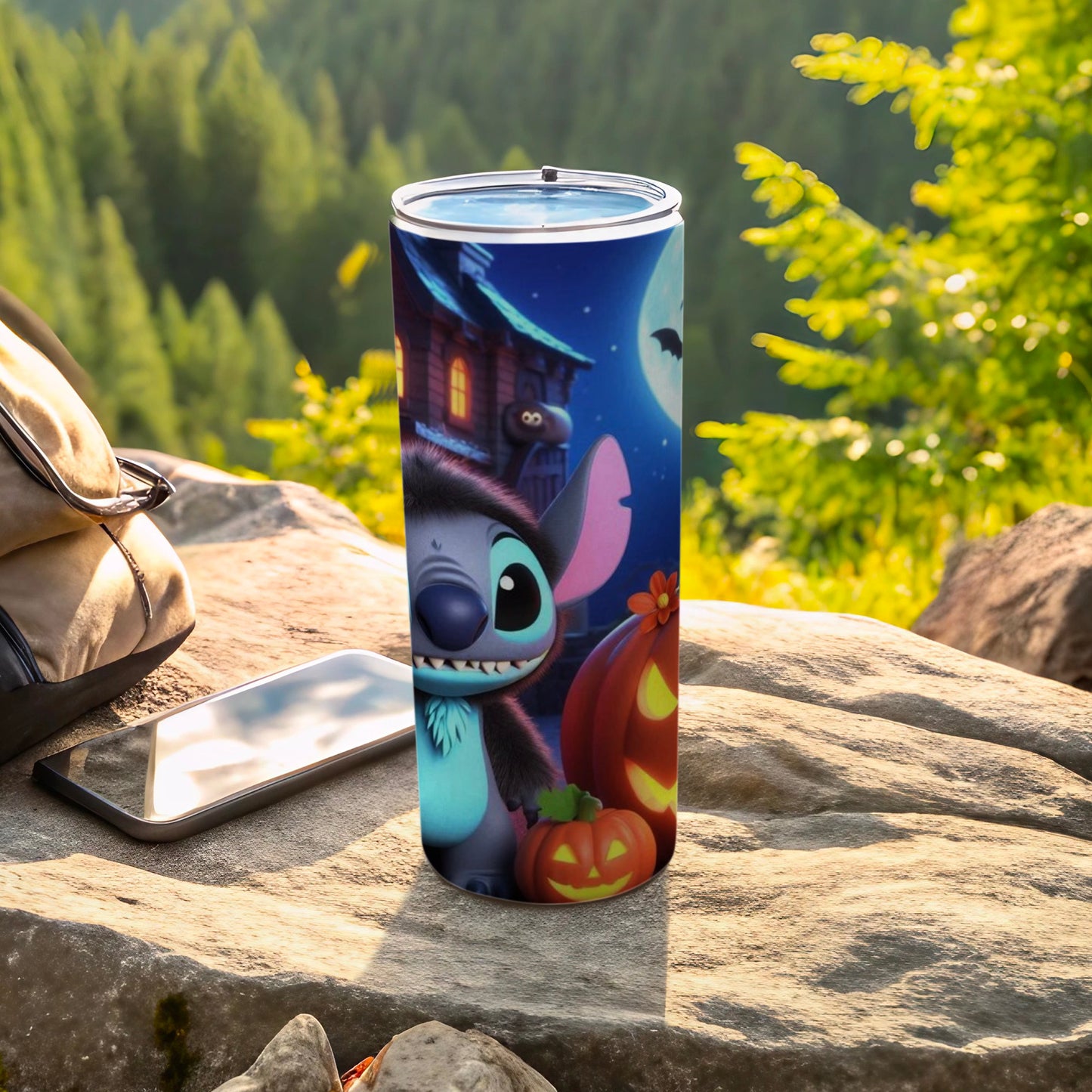 Halloween Night Cartoon Character Insulated Tumbler