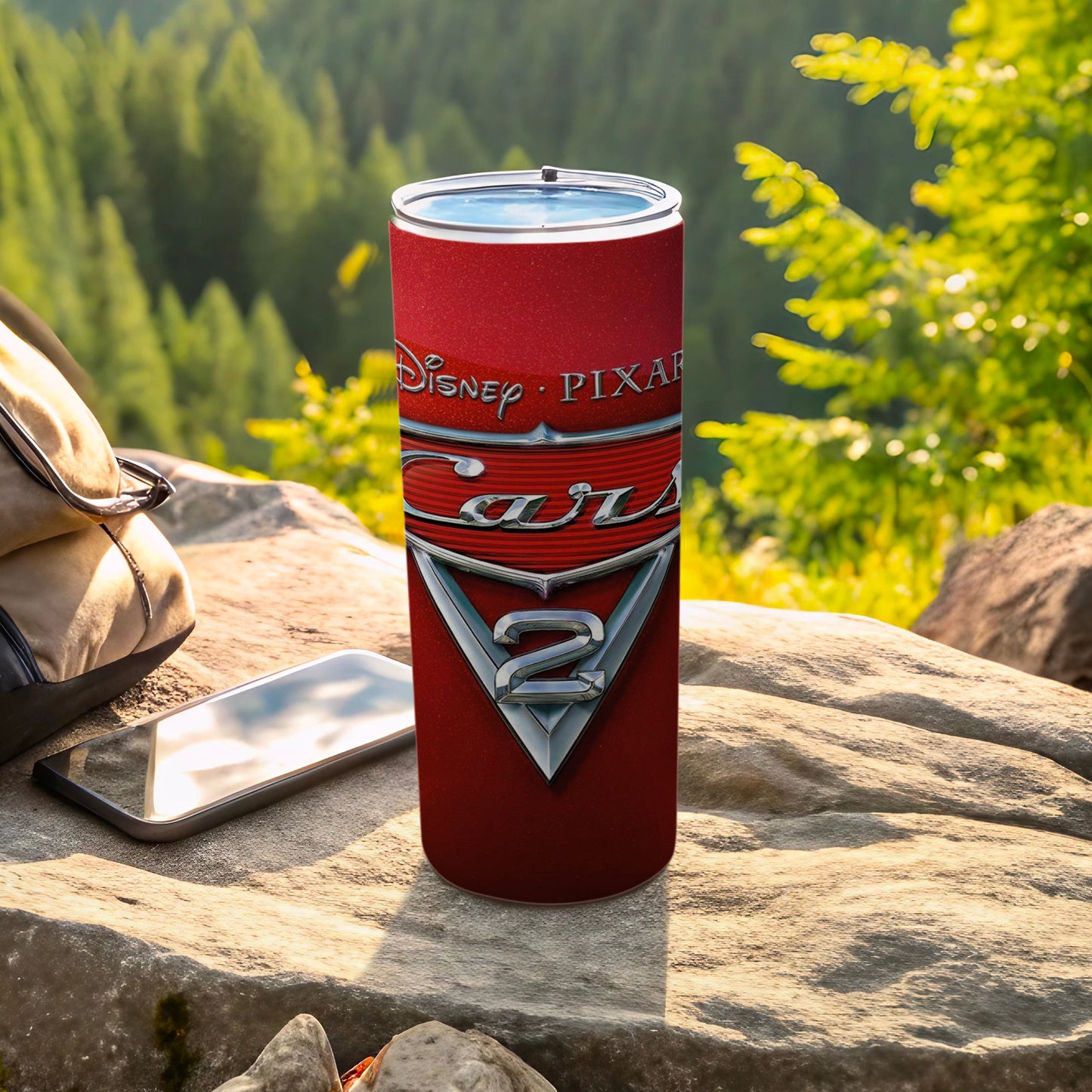 Disney Pixar Cars 2 Red Insulated Tumbler Cup