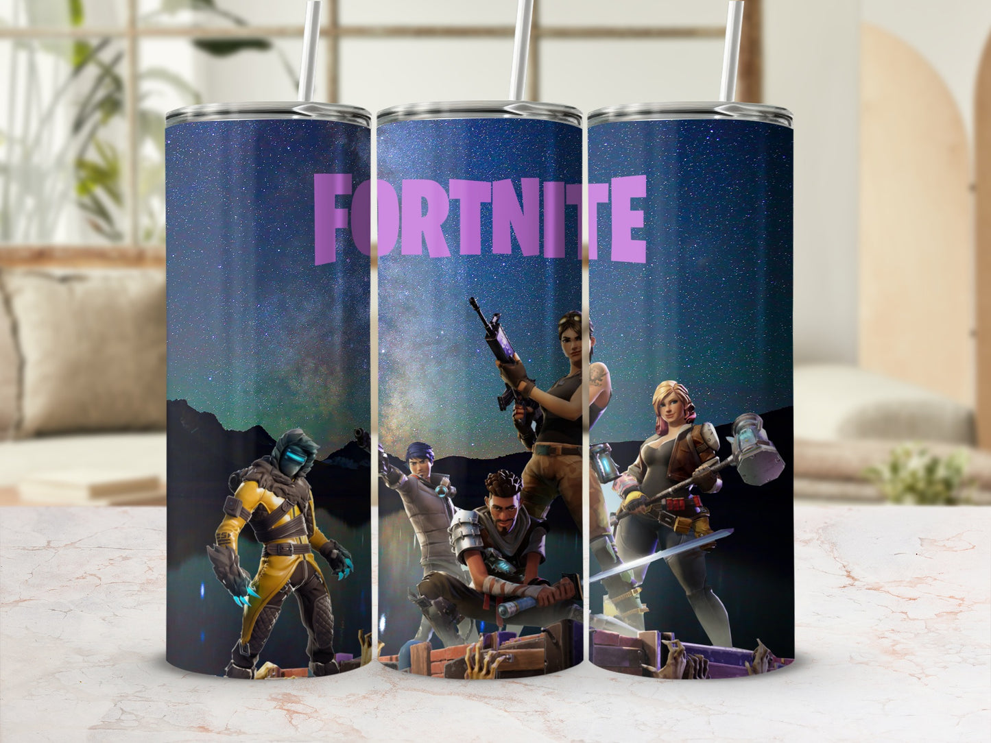 Fortnite Character Design Insulated Tumbler Cup