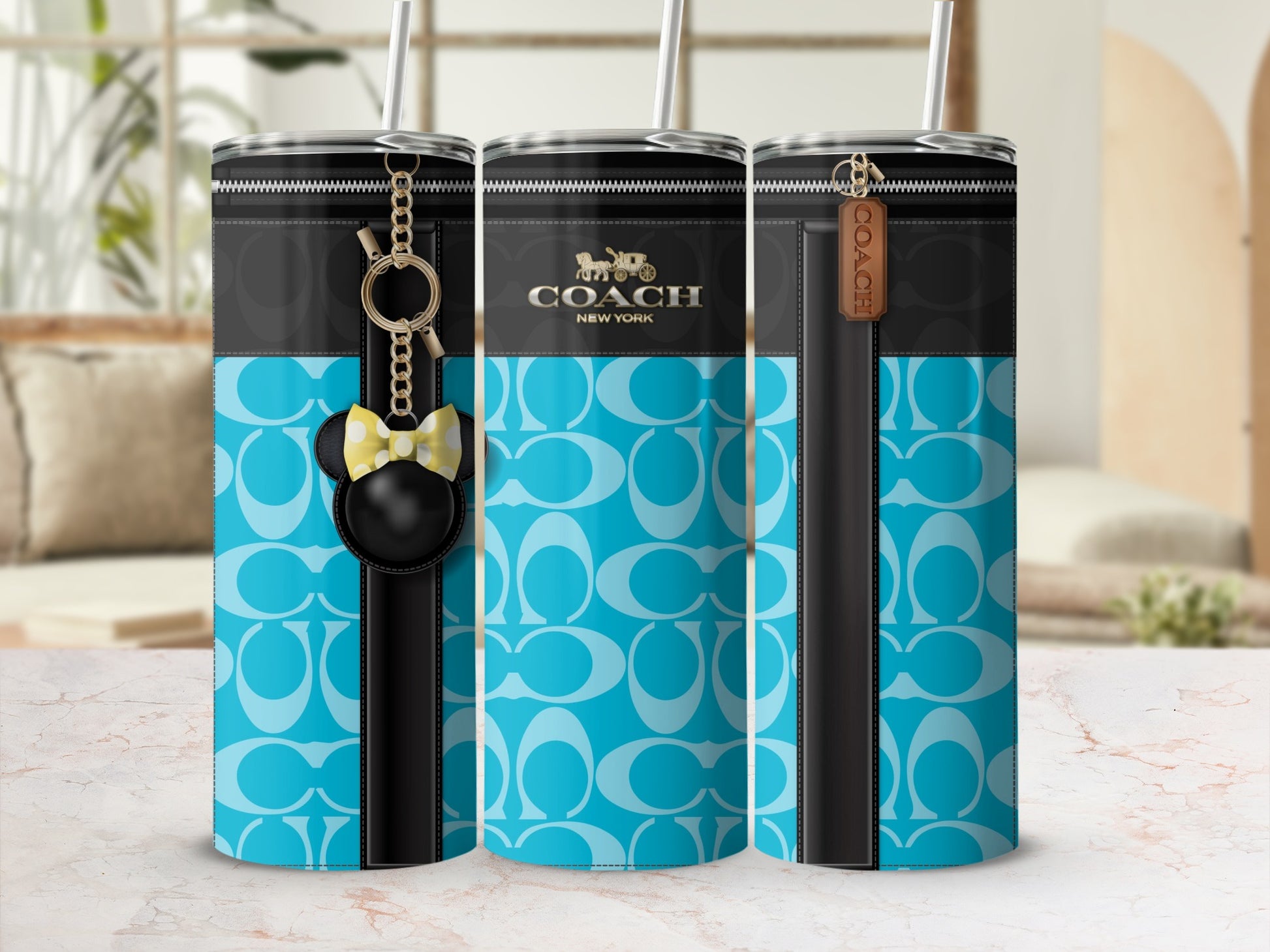 Stylish Coach New York Designer Travel Mug