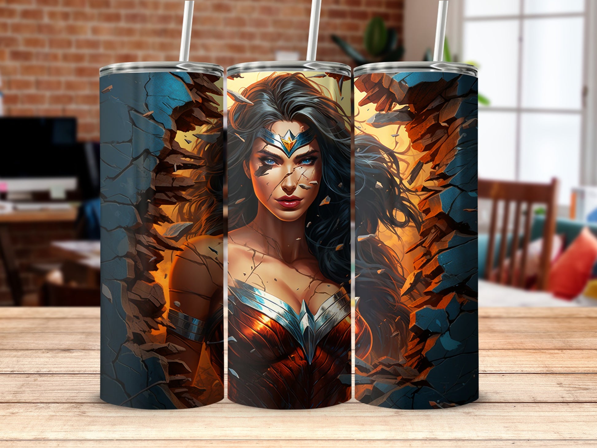 Bold Warrior Design Insulated Tumbler for Everyday Use