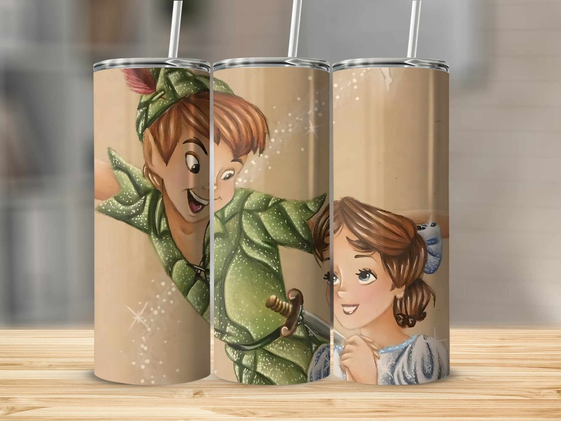 Enchanting Fairy Tale-Themed Stainless Steel Tumbler