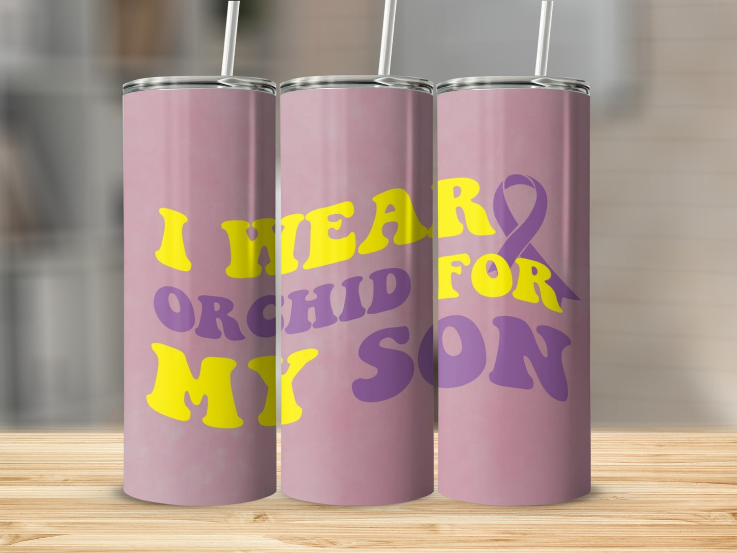 I Hear Orchid For My Son Awareness Tumbler
