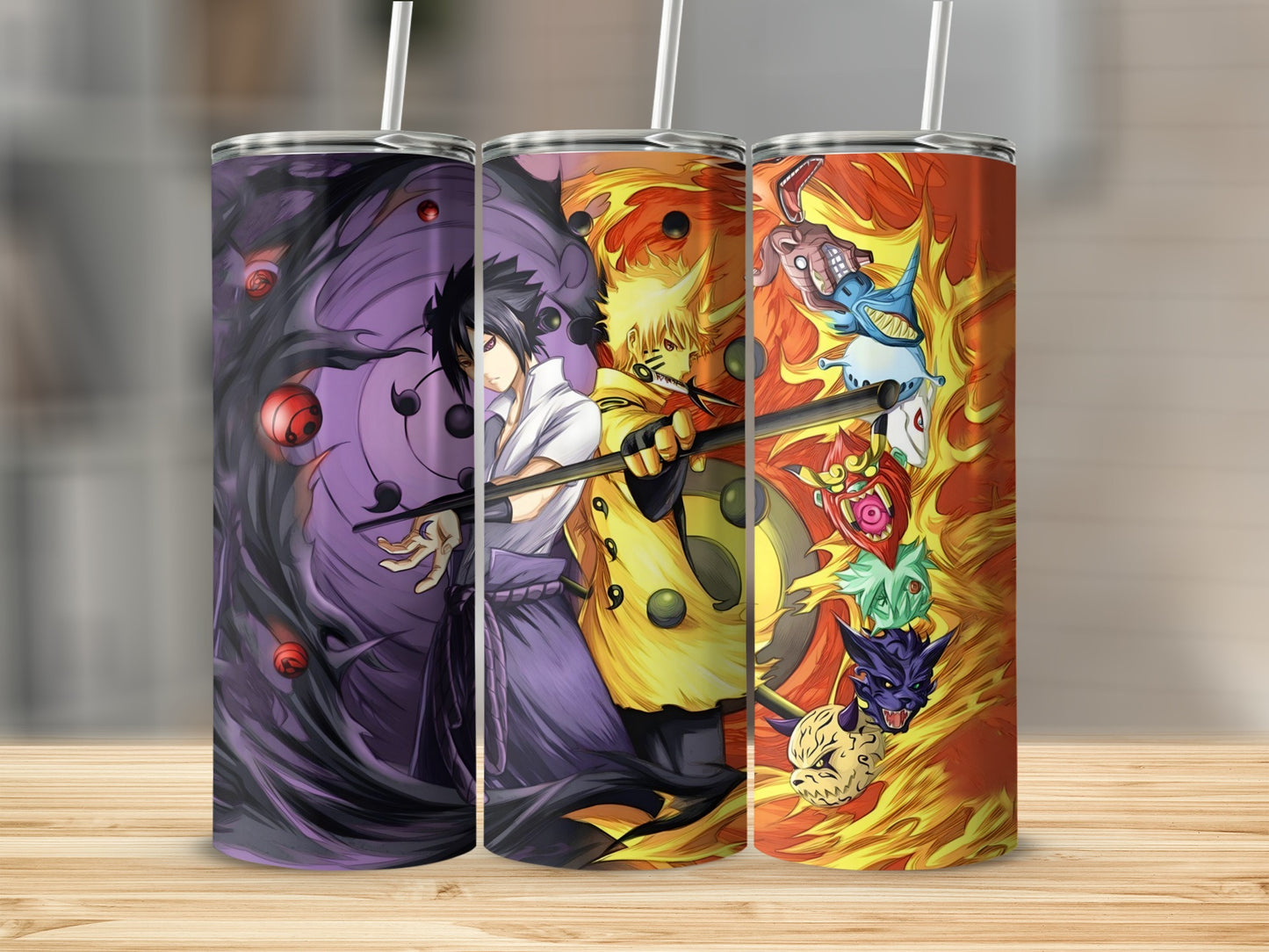 Vibrant Anime Design Insulated Tumbler Cup Product