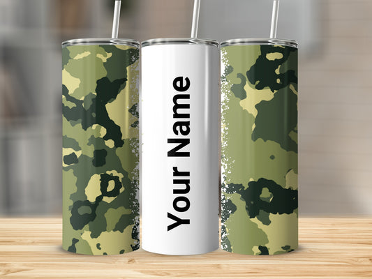Personalized Camouflage Design Custom Tumbler