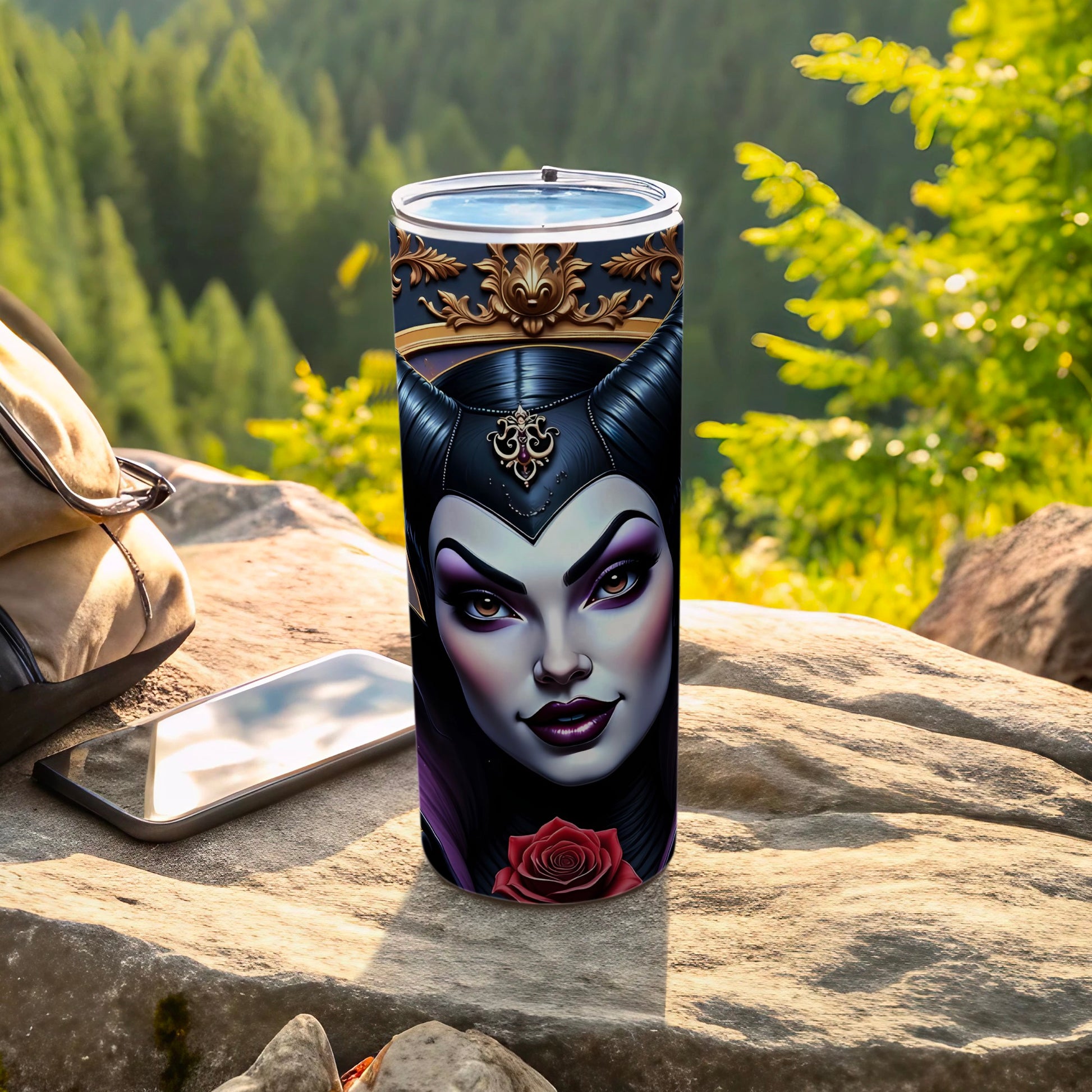 Enchanted Villain Character Tumbler for Outdoor Adventure