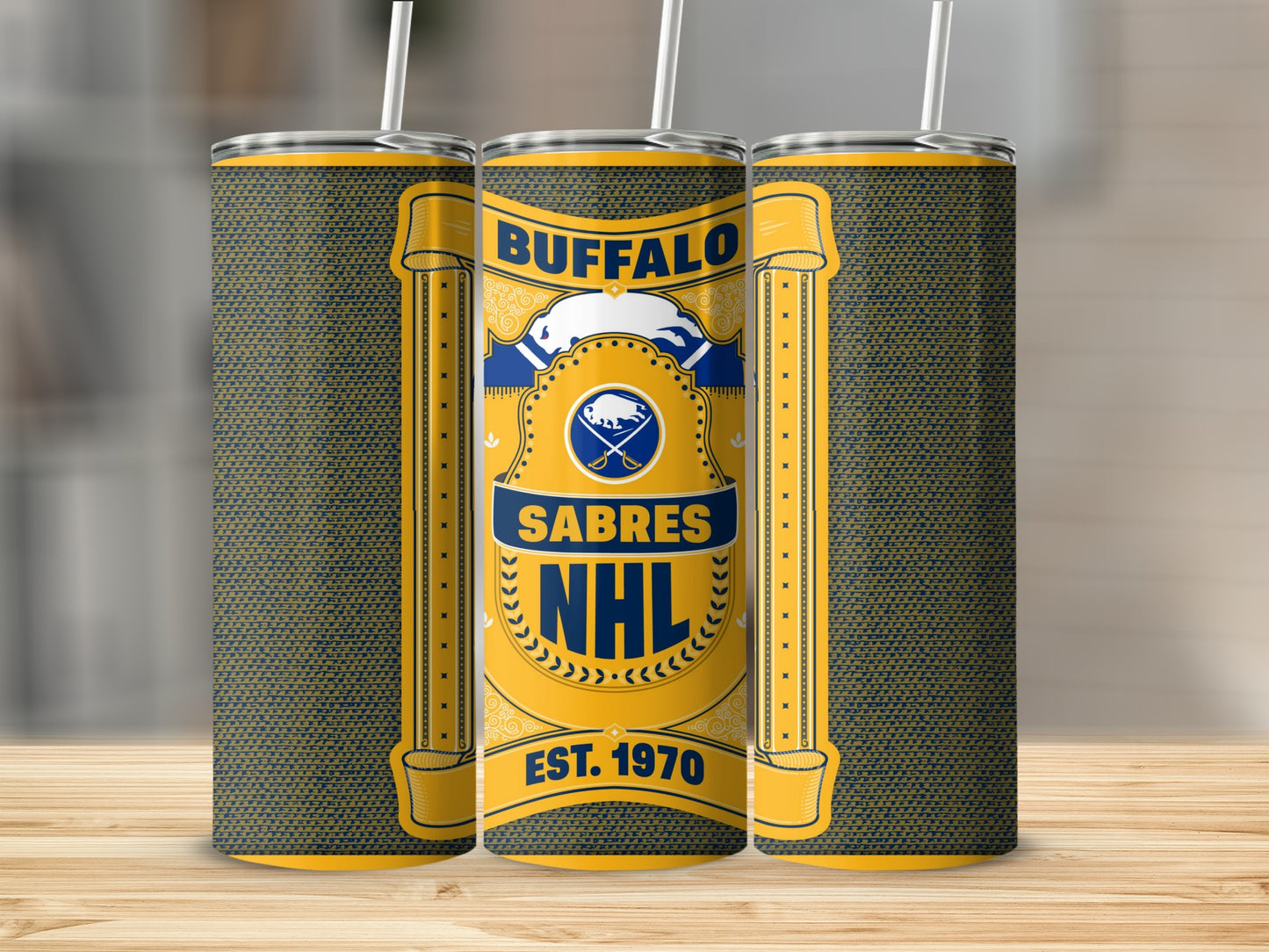 Buffalo Sabres NHL Established 1970 Premium Design Tumbler