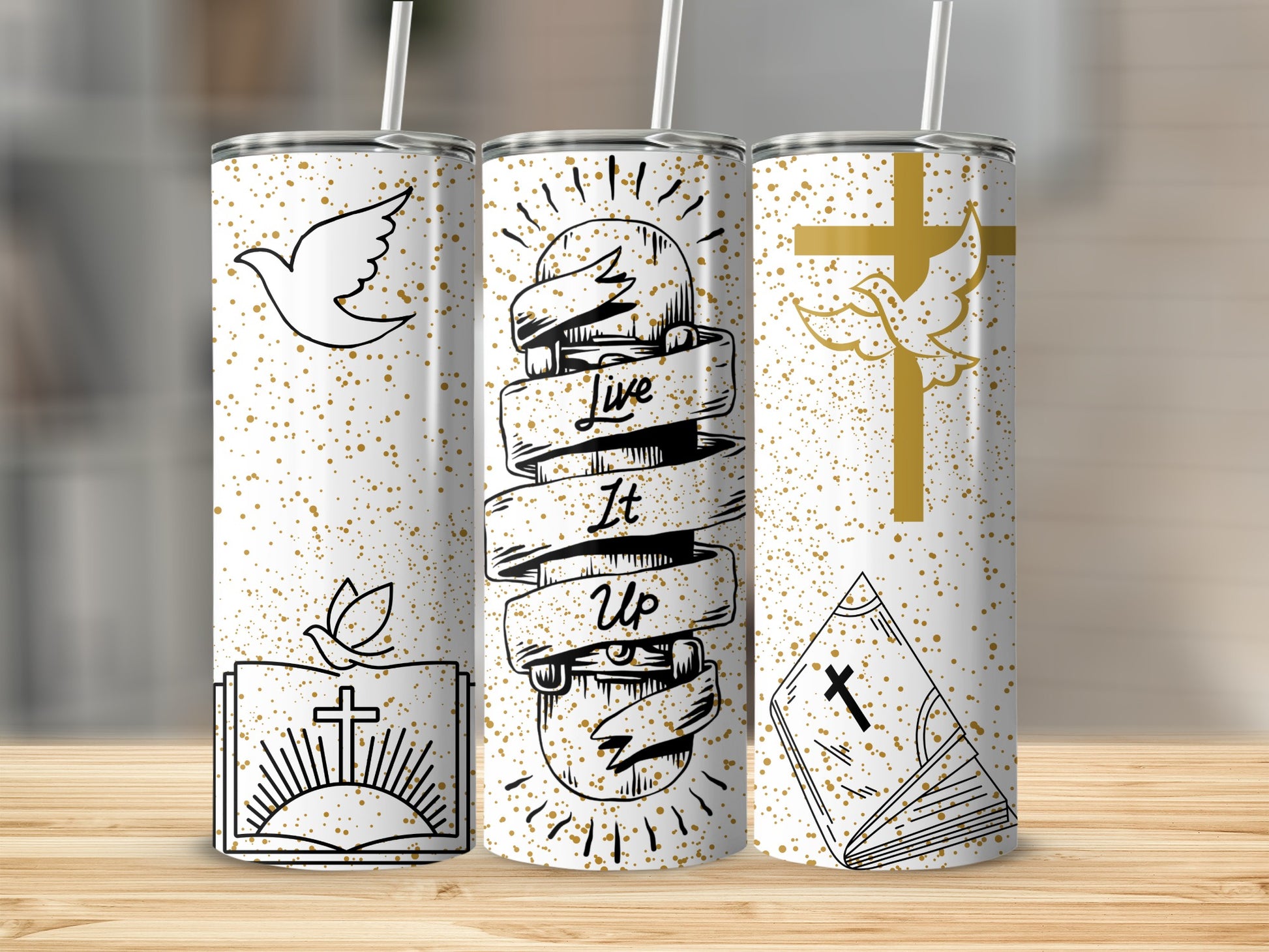 Inspirational Designs Christian Tumbler Gift