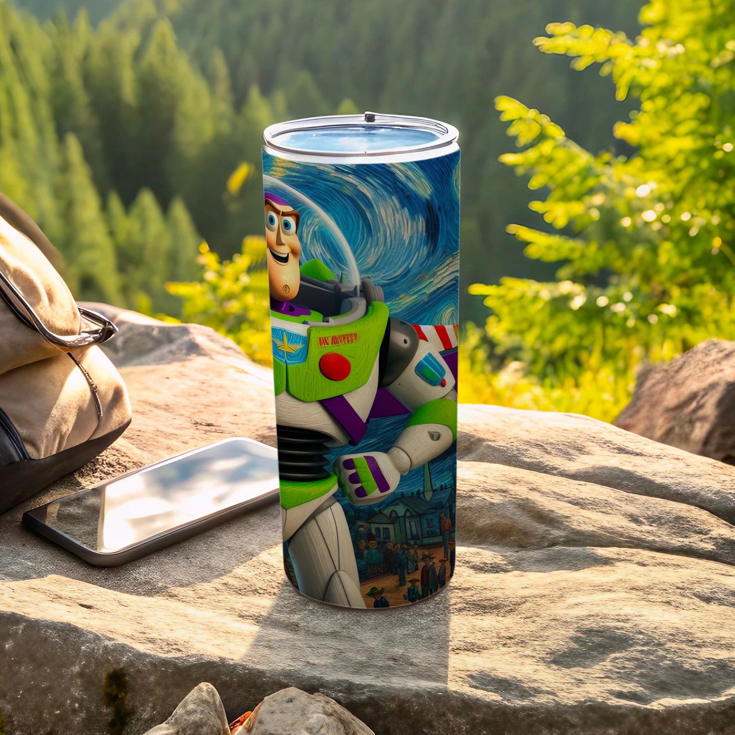 Buzz Lightyear Design Insulated Travel Tumbler Cup