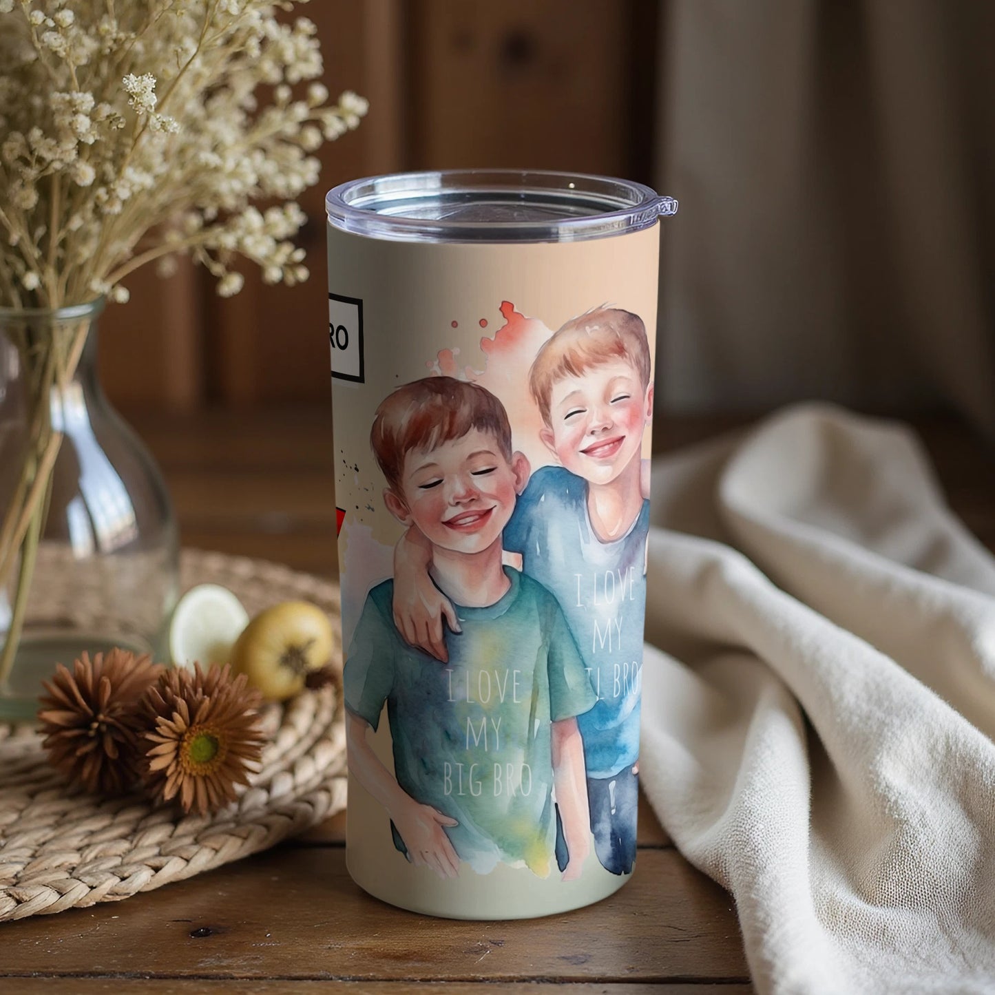 I Love My Brother Tall Tumbler for Brothers