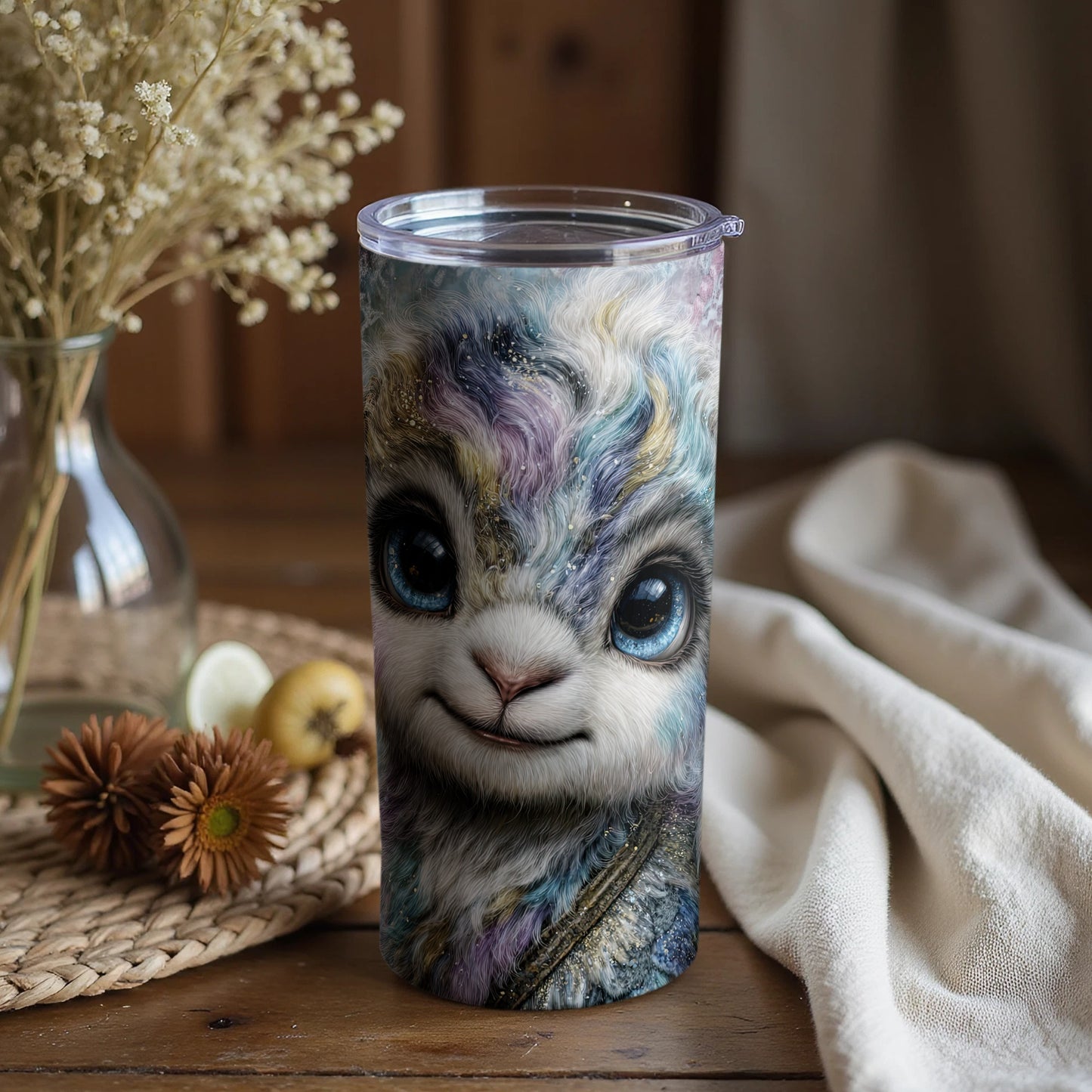 Adorable Fantasy Animal Art Insulated Tumbler
