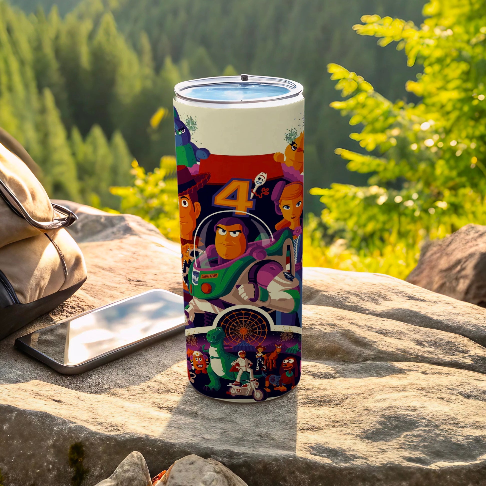 Toy Story 4 Buzz Lightyear Tumbler with Lid Cup
