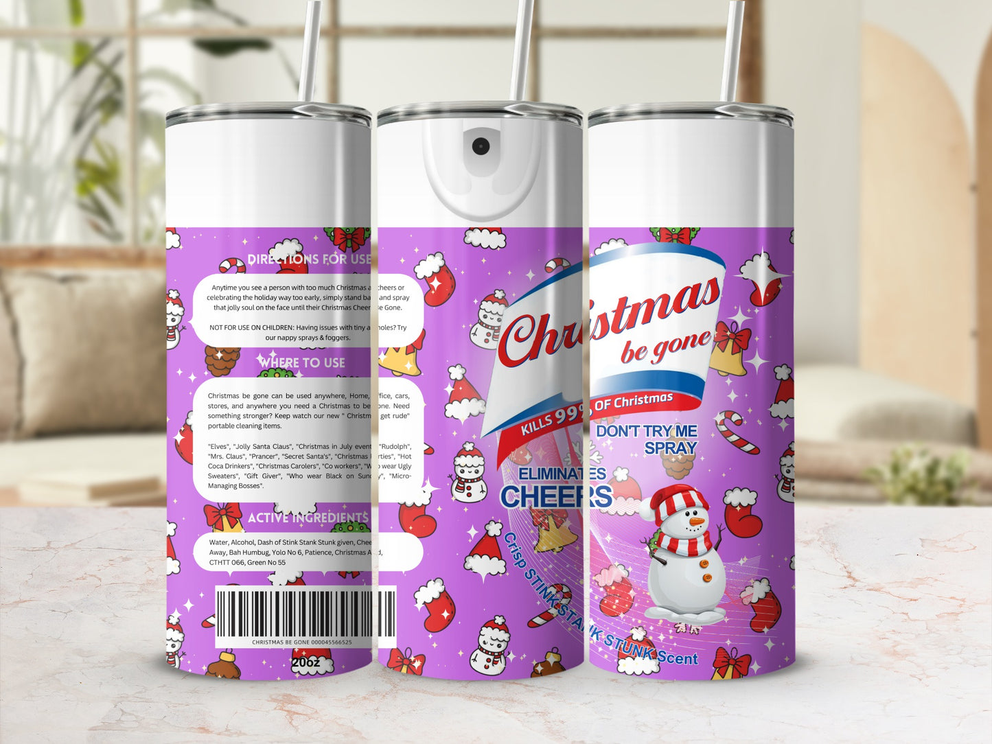 Christmas Be Gone Spray Kills 99 Percent Of Christmas Cheer