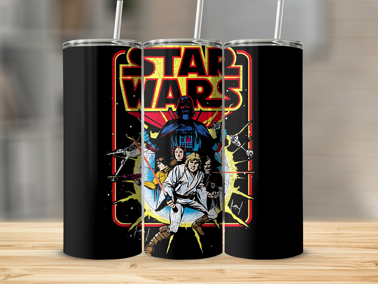 Star Wars classic film heroes villains graphic design tumbler
