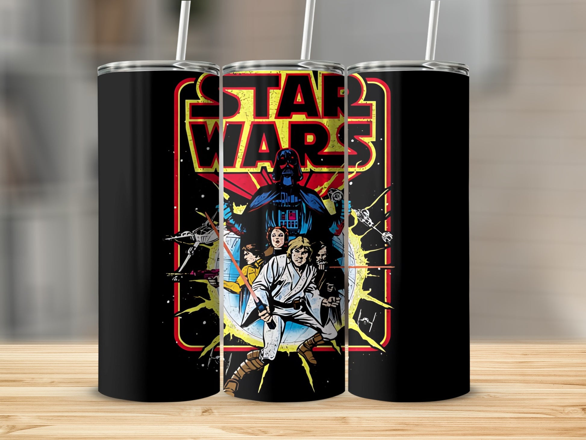 Star Wars classic film heroes villains graphic design tumbler