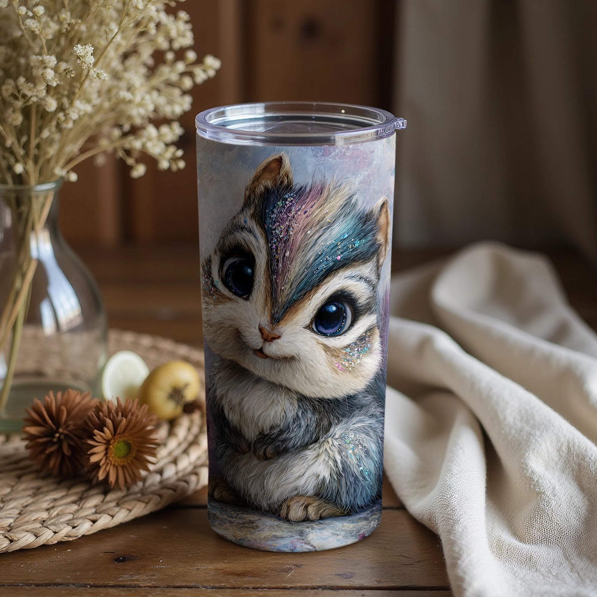 Cute Fantasy Creature Colorful Insulated Tumbler