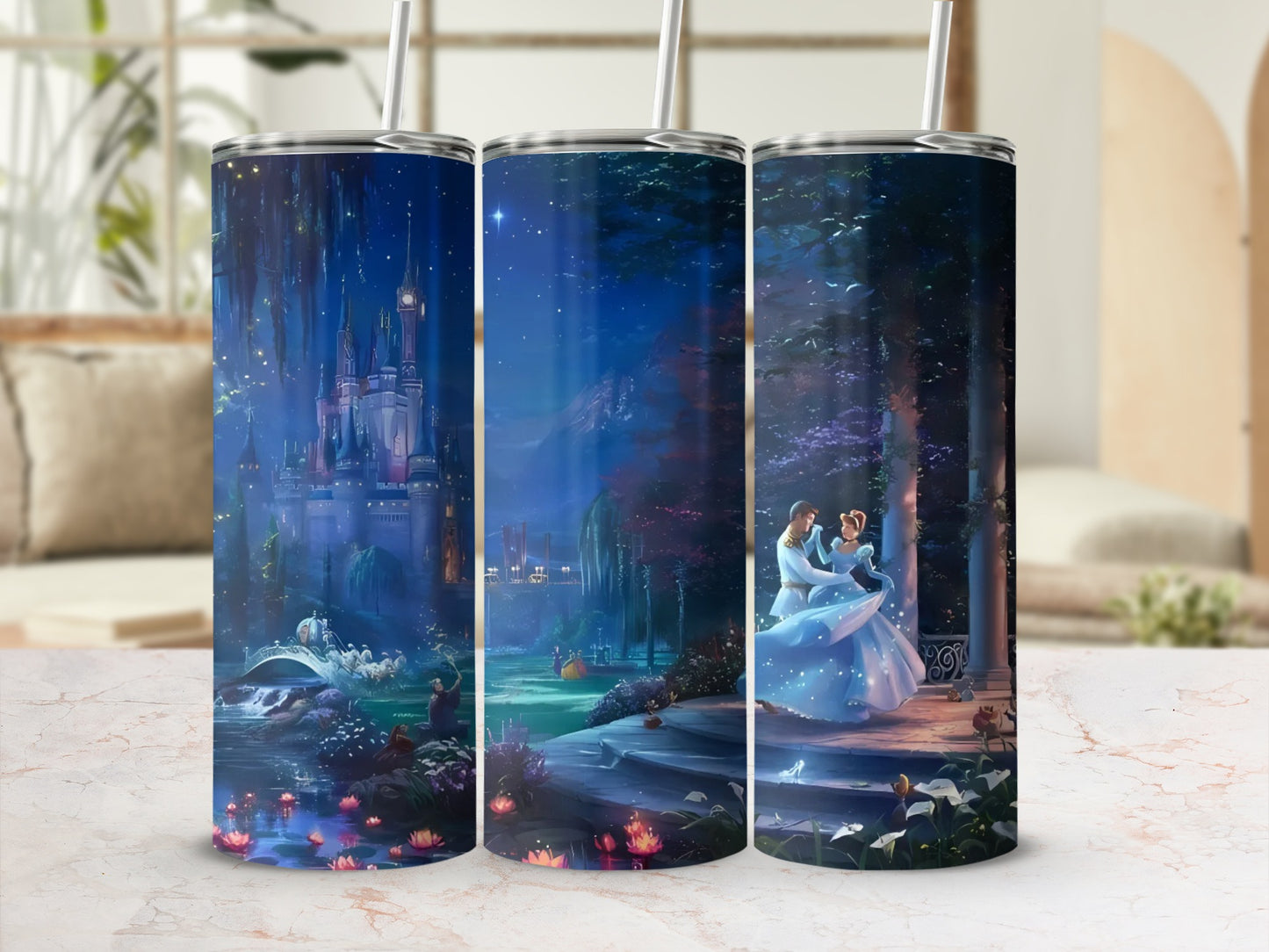 Enchanted Castle and Dance Scene Tumbler