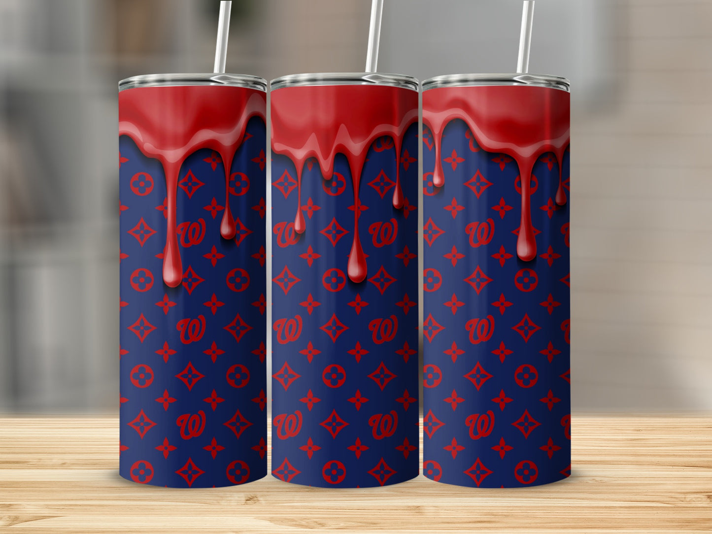 Louis Vuitton inspired Washington Eagles Tumblers