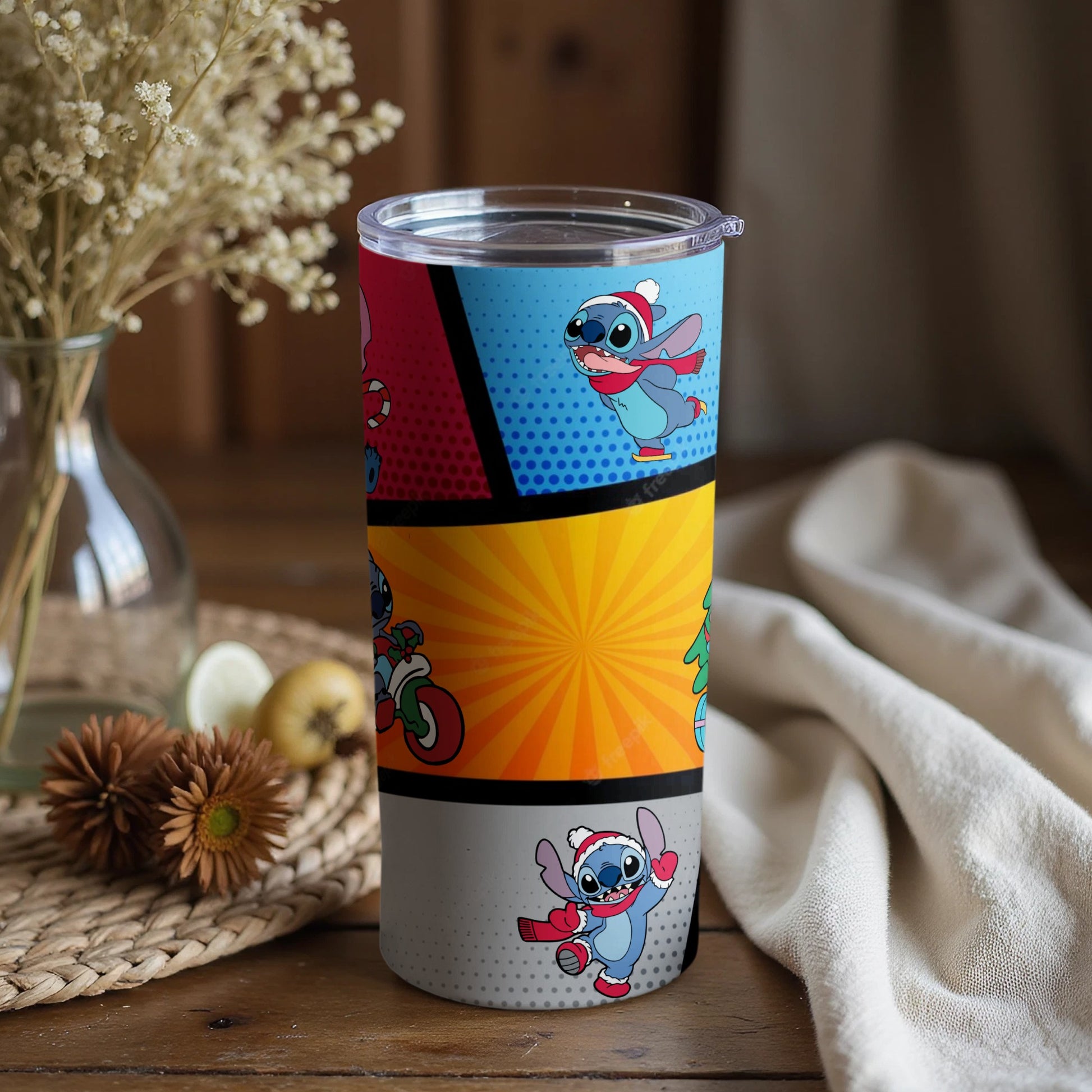 Colorful Cartoon Character Tumbler for Everyday Use