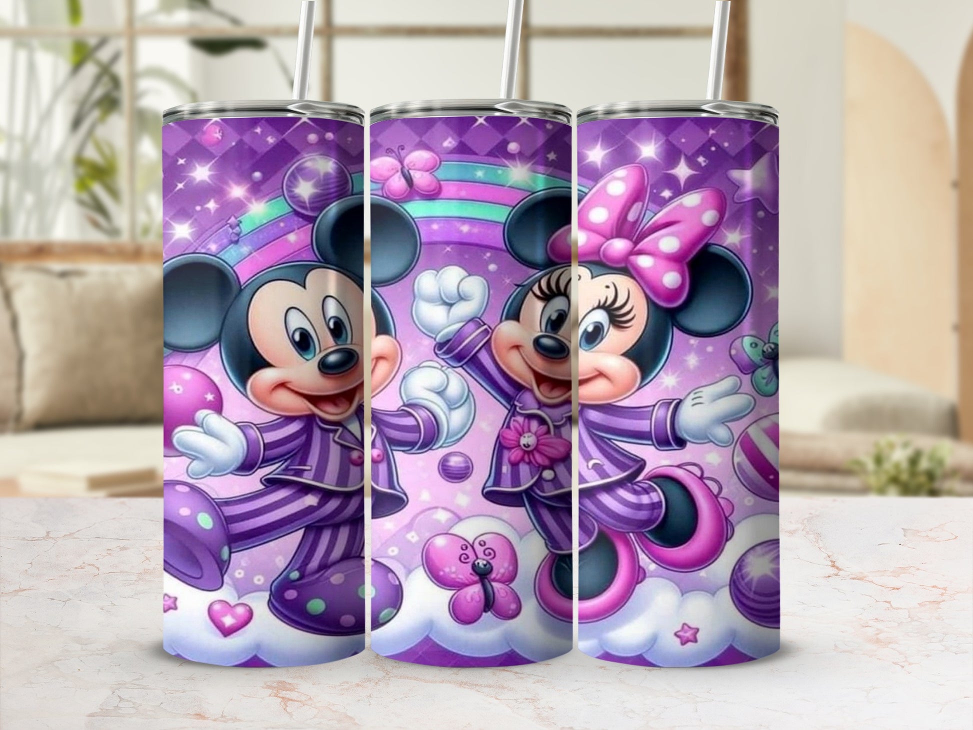 Cute Cartoon Characters Colorful Tumbler for Kids Drinkware