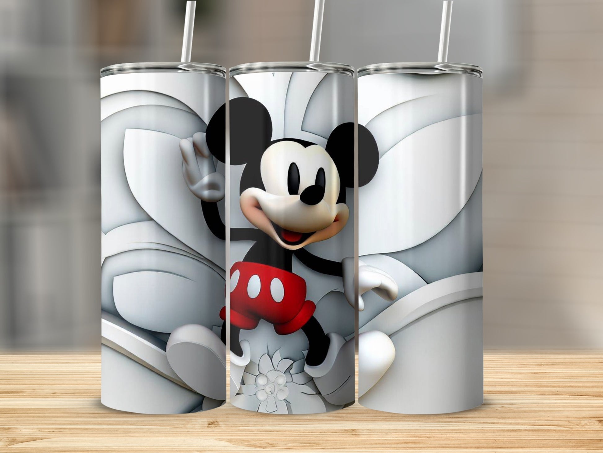 Classic Mouse Character Design Tumbler for Kids