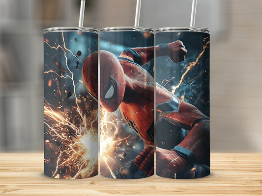 Dynamic Superhero Themed Tumbler Cup For Kids Gift