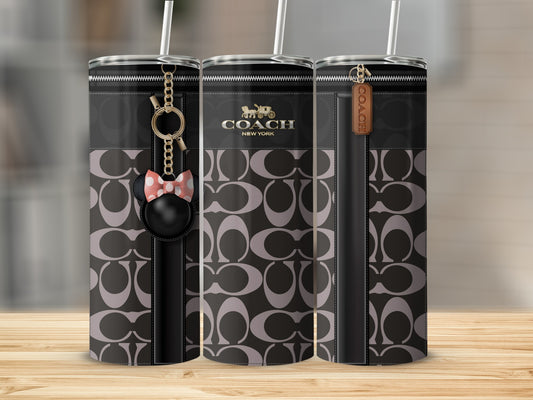 Stylish Coach New York Tumblers with Keychain Accessories