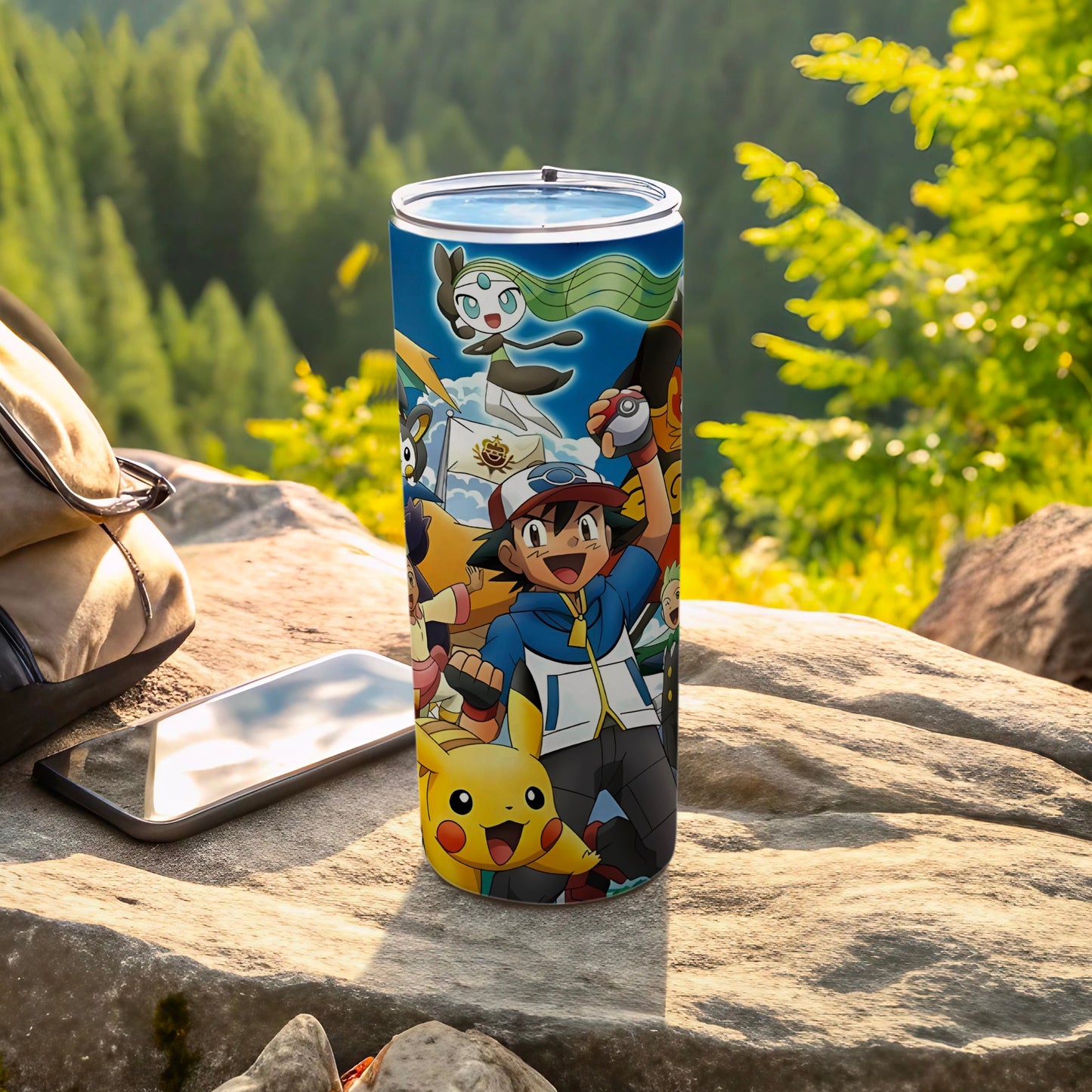 Colorful Anime Character Adventure Artwork Tumbler