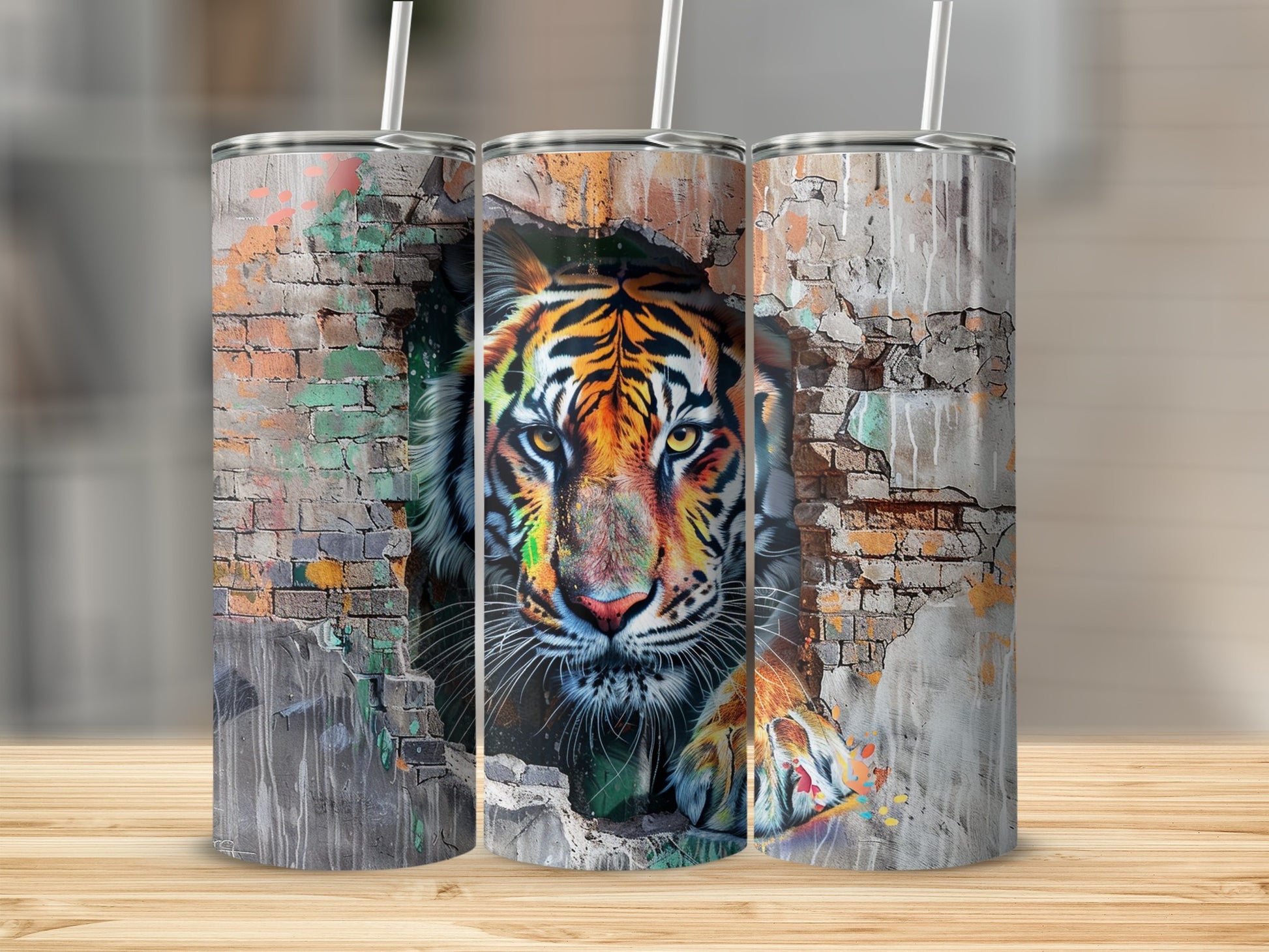 Dynamic Tiger Graffiti Urban Wall Art Tumbler product type
Tiger art
Graffiti style
Urban animal
Big cat design
Colorful tiger
Street art print
Wild animal art
Jungle cat
Broken wall art
Artistic design
Graphic print
Animal lover gift
Unique art print
Abstract tiger
Modern art style
Feline art
Powerful animal
Vibrant design
Pop art inspired
Wildlife tumbler