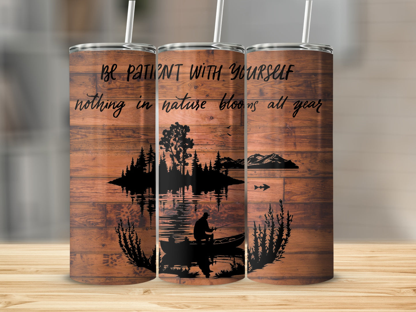 Be Patient With Yourself Motivational Tumbler