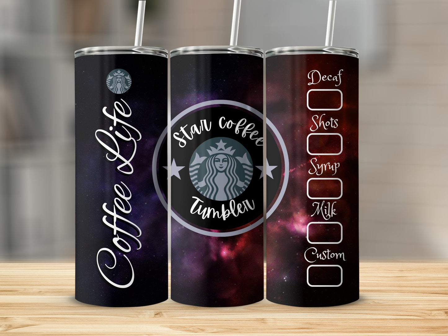 Star Coffee Life Customizable Tumbler Product