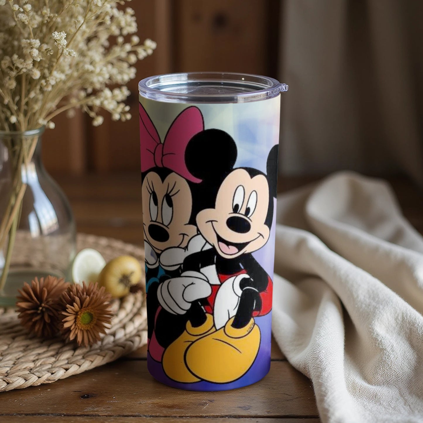 Mickey and Minnie Mouse Tumbler for Fans and Collectors