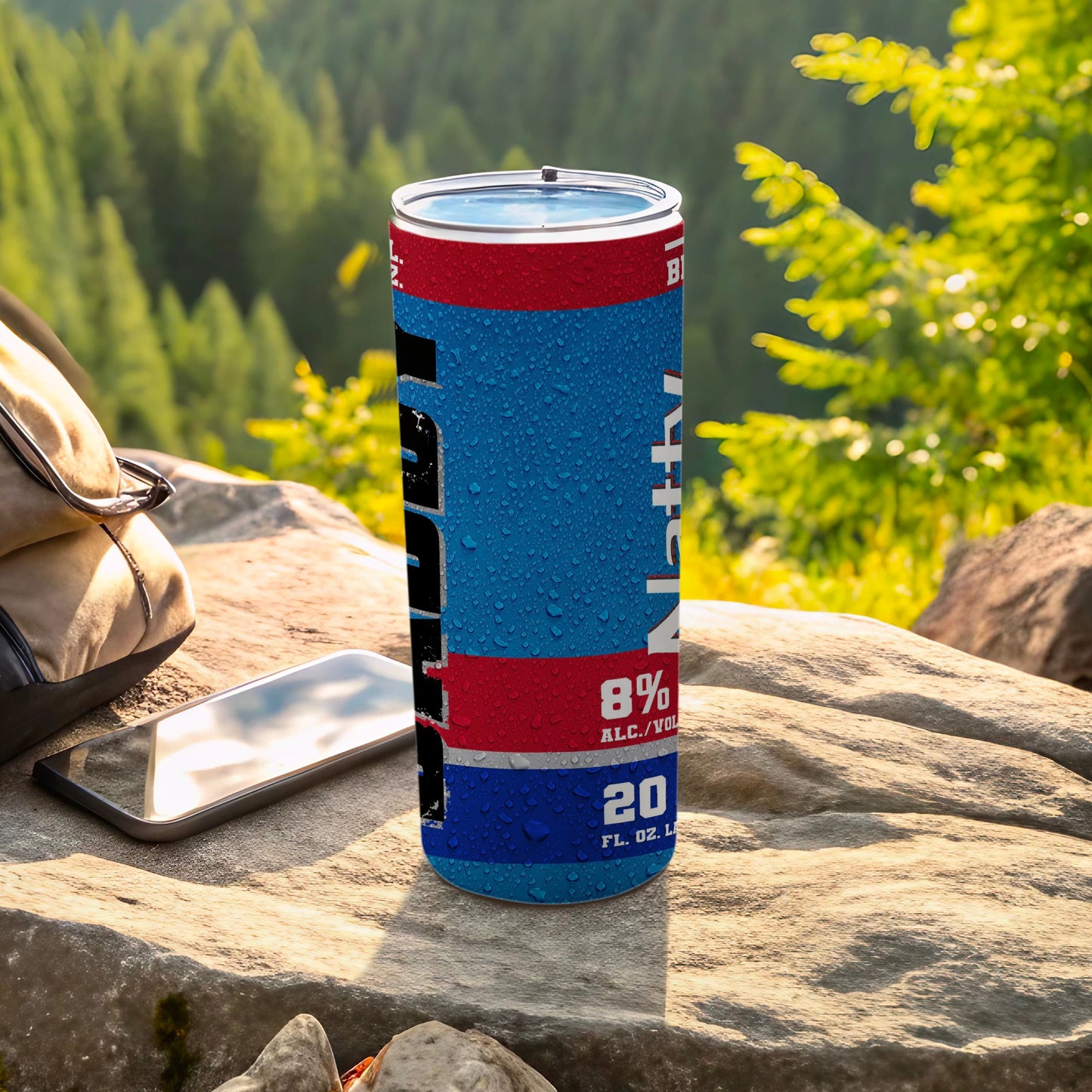 Blue Red Cold Beverage 20 FL OZ Tumbler product type