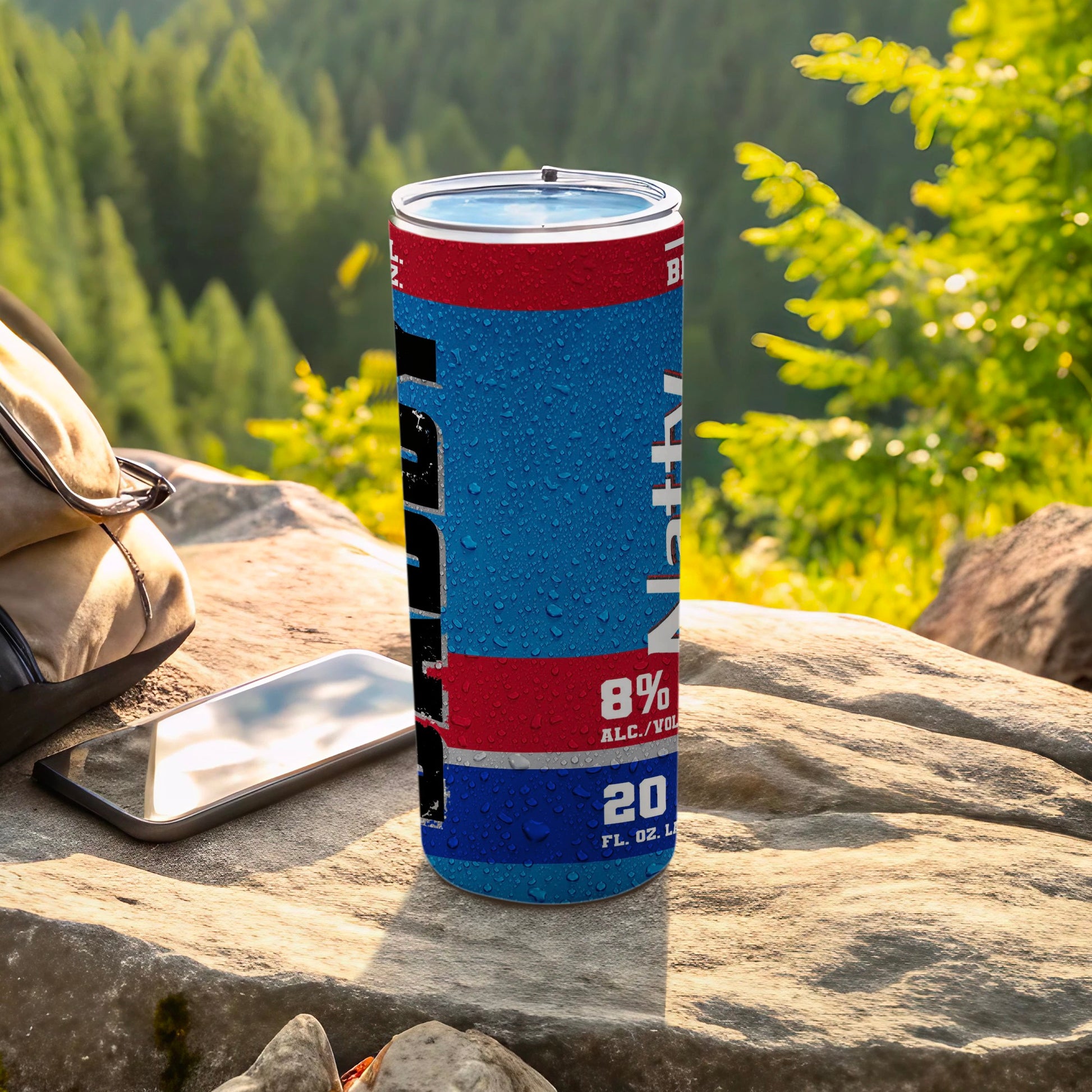 Blue Red Cold Beverage 20 FL OZ Tumbler product type