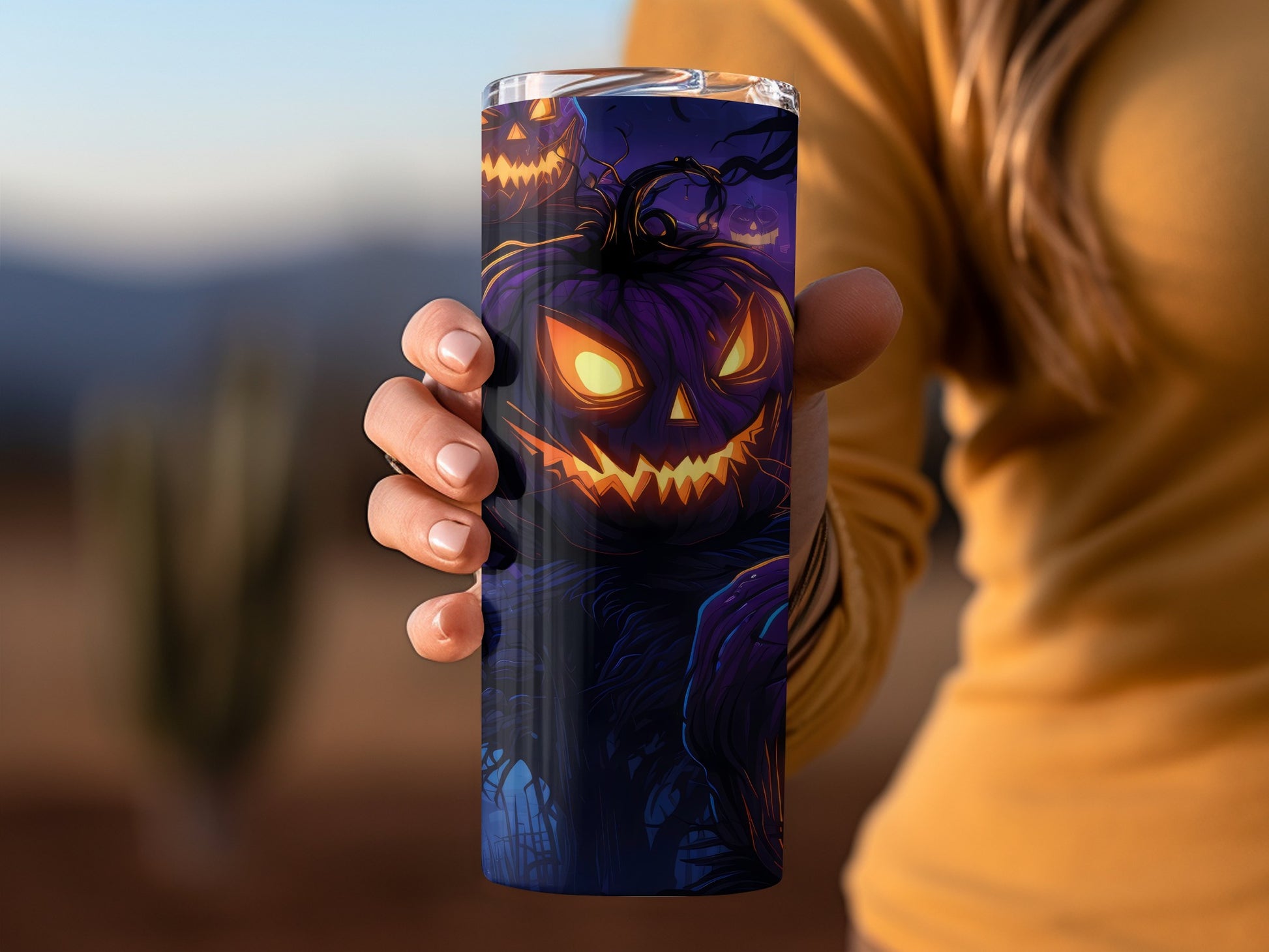 Spooky Jack-o'-Lantern Halloween Tumbler Product
