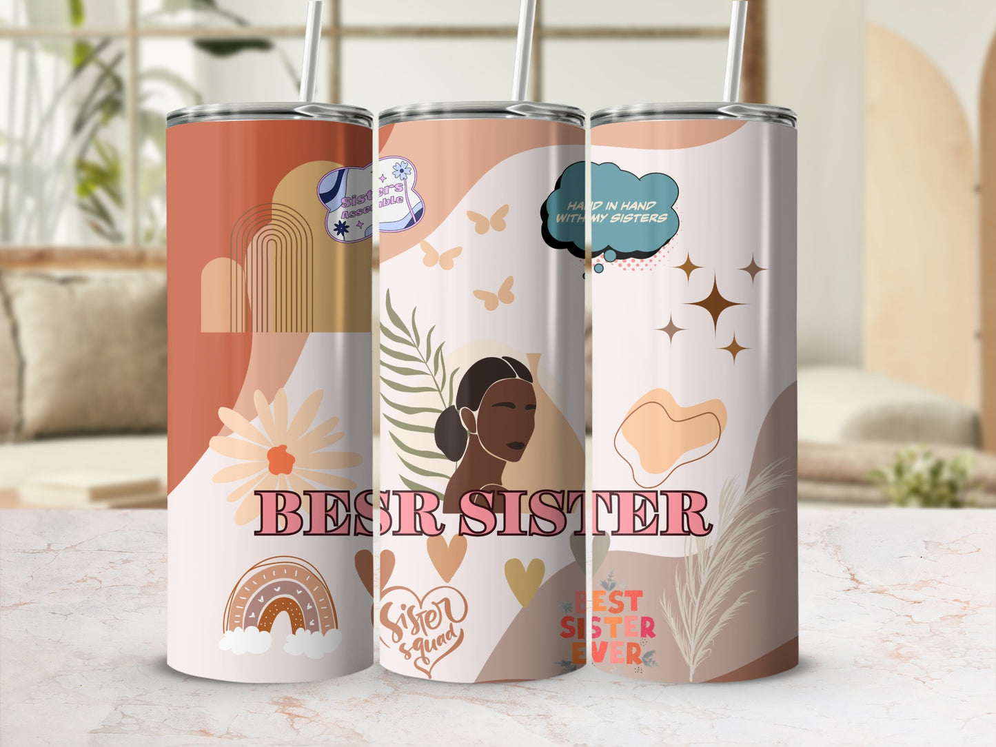 Best Sister Ever Vacuum Insulated Tumbler