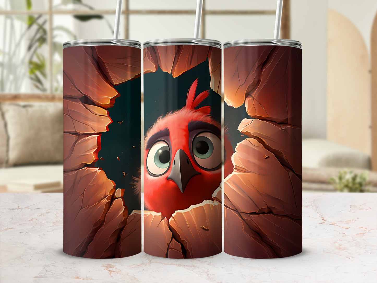 Angry Bird Red Cartoon Character Cracking Earth product type
Angry Birds
Red Bird
Cartoon character
Gaming theme
Movie character
Cracked earth
Tumbler design
Drinkware
Red illustration
Unique tumbler
Animated bird
Fandom
Gift idea
Pop culture
Character art
Beverage container
Custom tumbler
Digital art
Earth tones
Novelty item