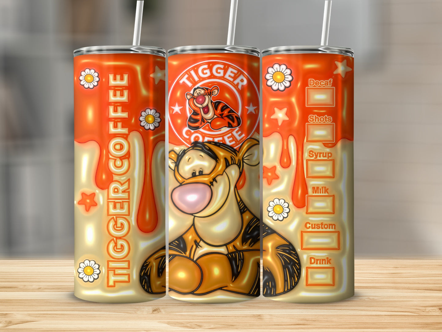 Tigger Coffee Beverage Can with Customization Options