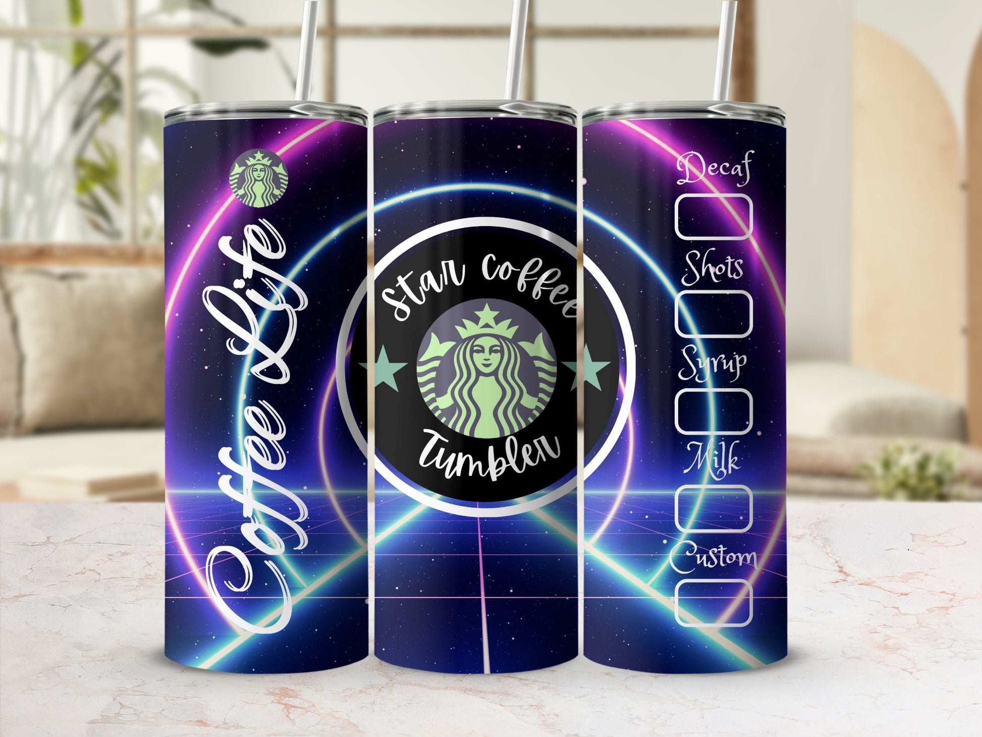 Stan Coffee Life Star Coffee Tumbler with Straw
