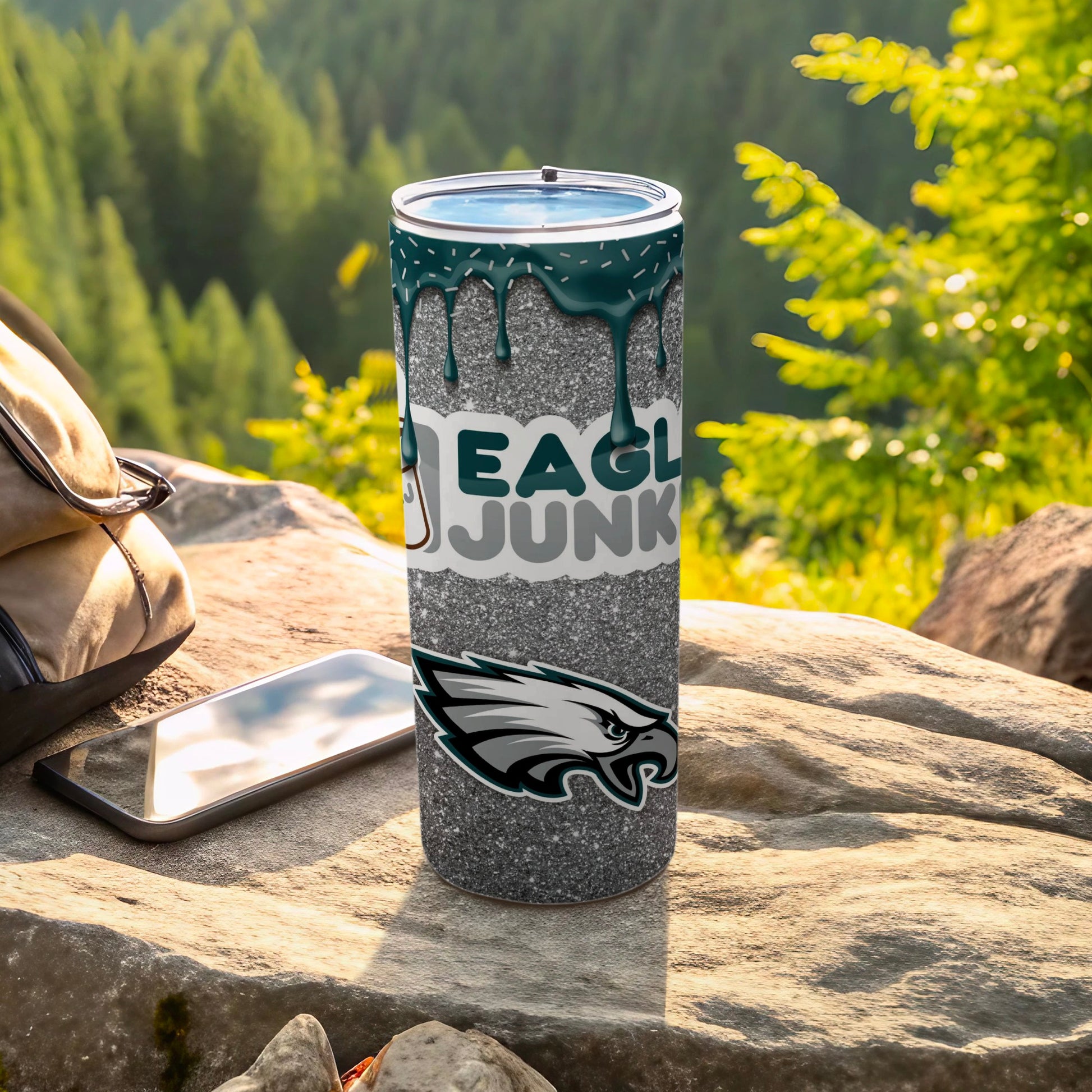 Eagle Junk Design Stainless Steel Travel Tumbler