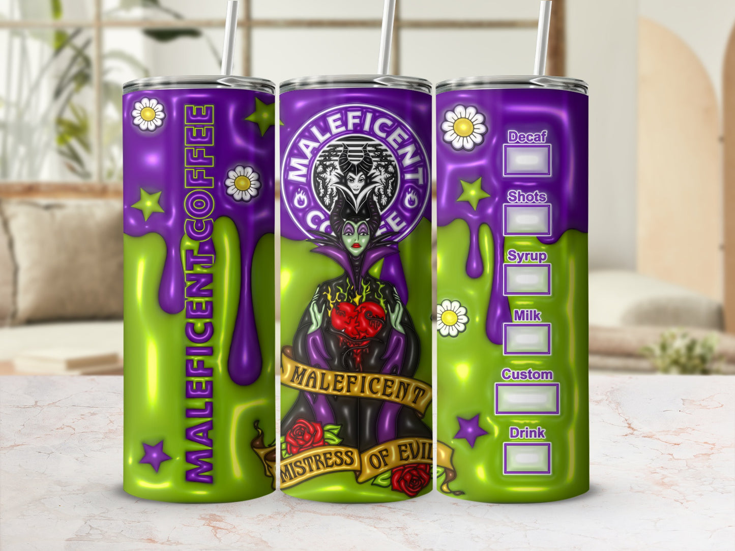 Maleficent Mistress of Evil Custom Coffee Tumbler